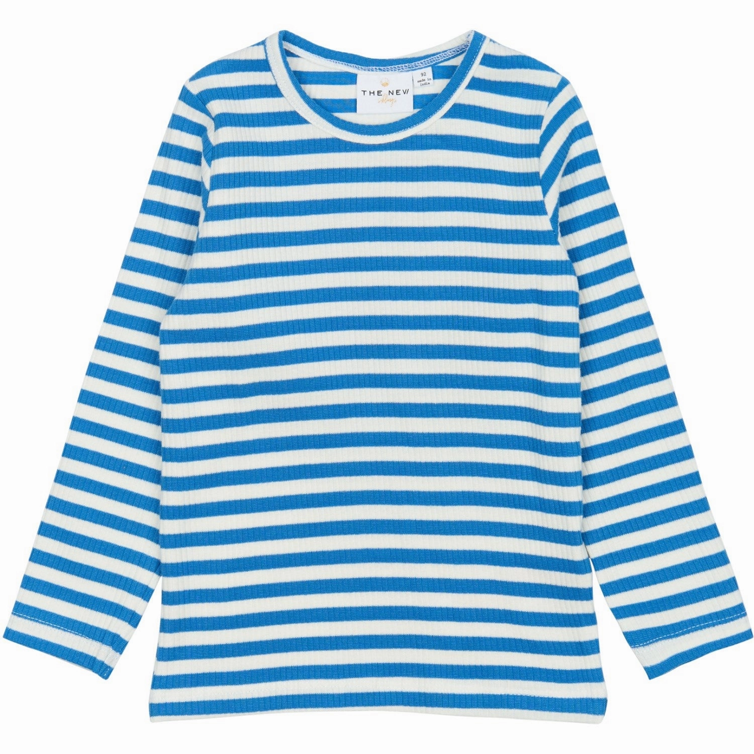 Non-irritating THE NEW Siblings Campanula Striped Fro L_S Rib Tee