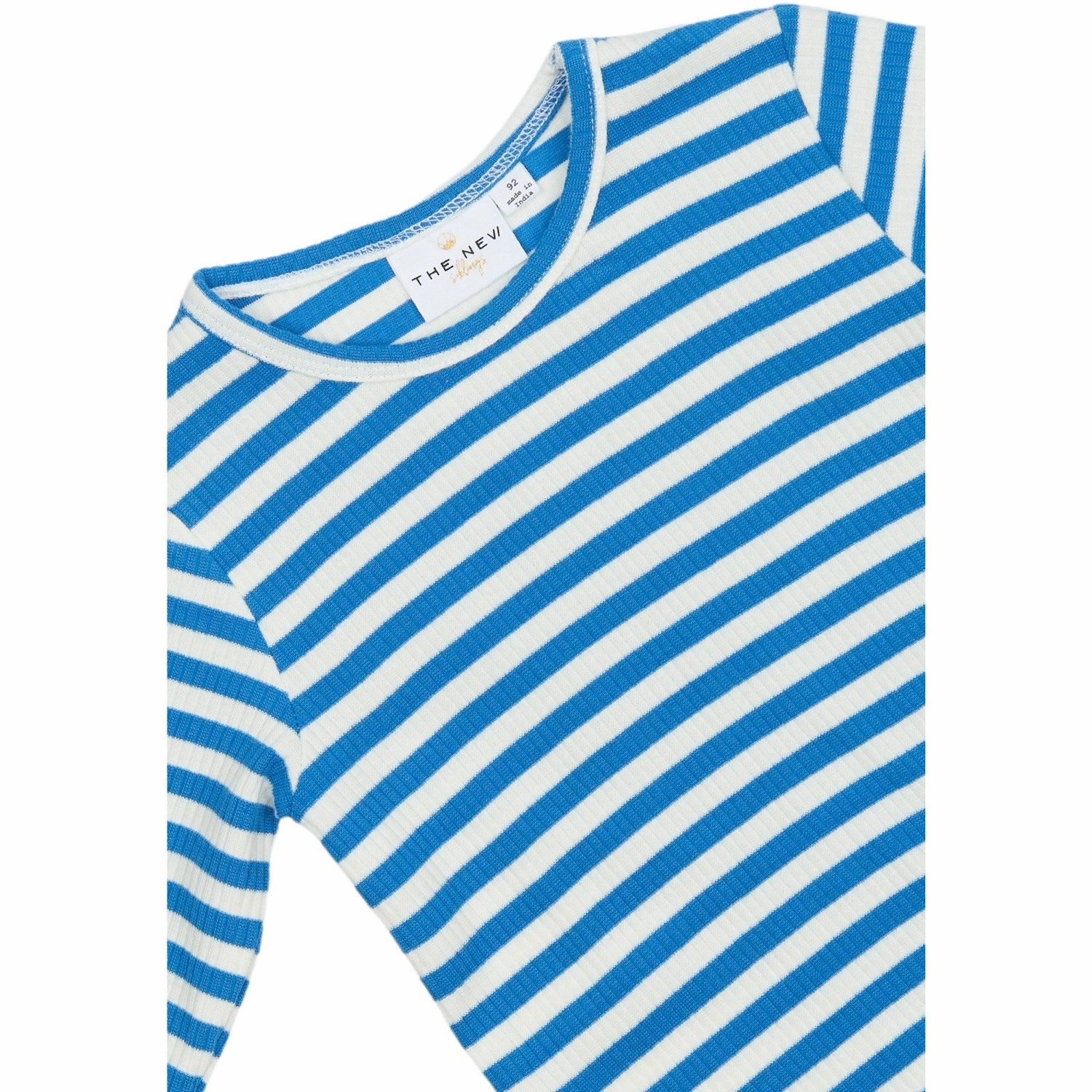 Layering Essential Teen Fashion THE NEW Siblings Campanula Striped Fro L_S Rib Tee