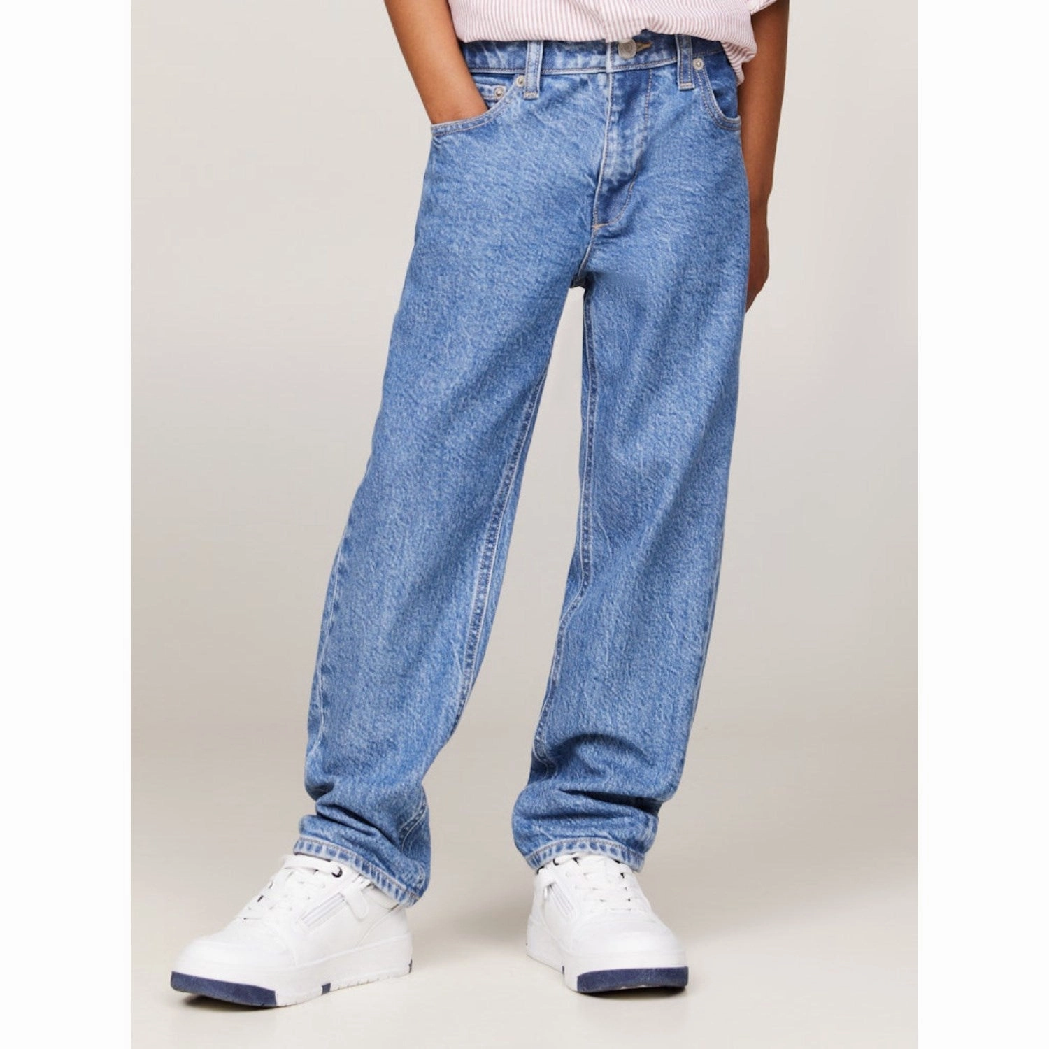 Tommy Hilfiger Midsaltpepper Skater Mid Salt&Pepper Denim Jeans Favorite Basic Affordable Beach Day