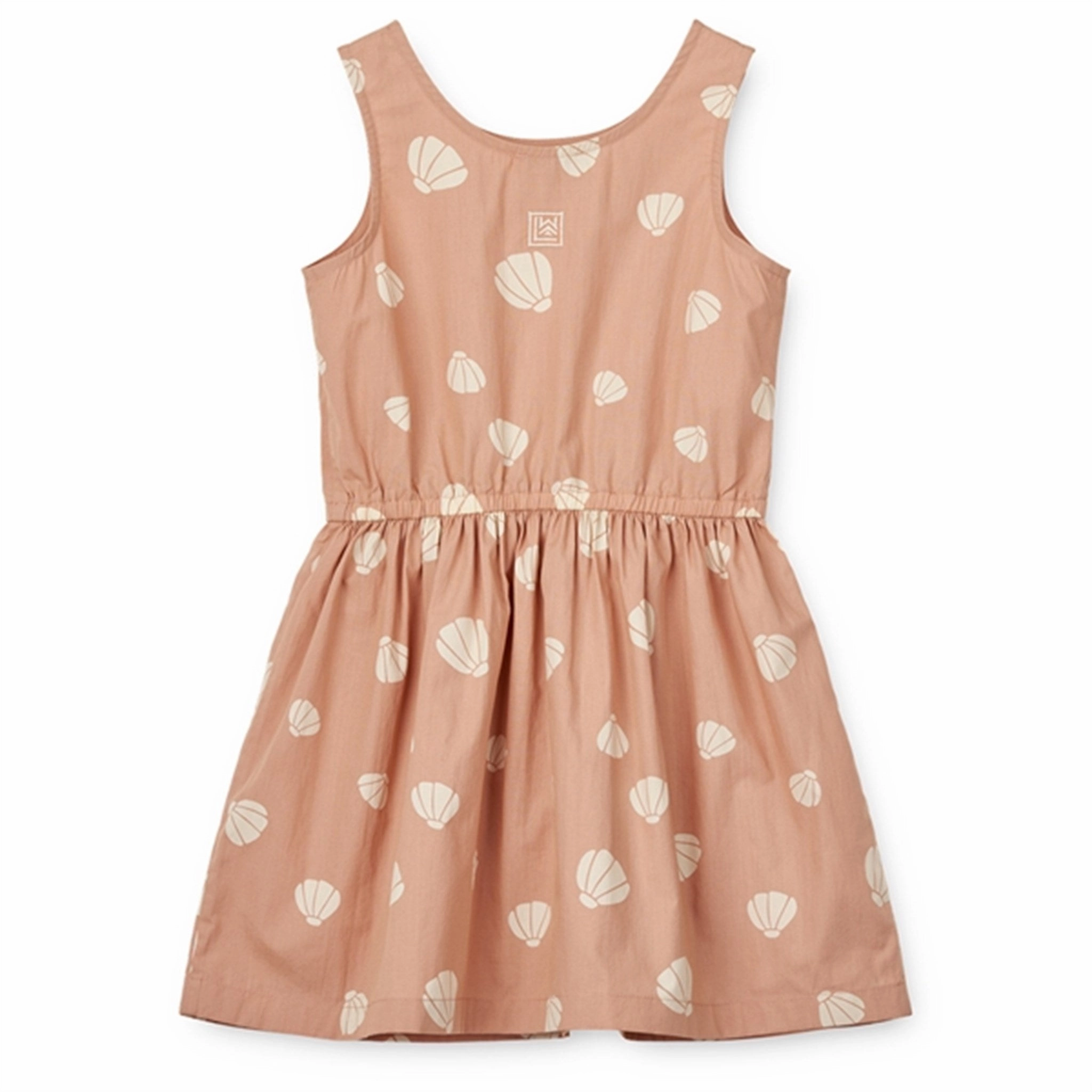 Liewood Shell/Pale Tuscany Idaho Printed Dress Soft Cut SoftTouchTexture