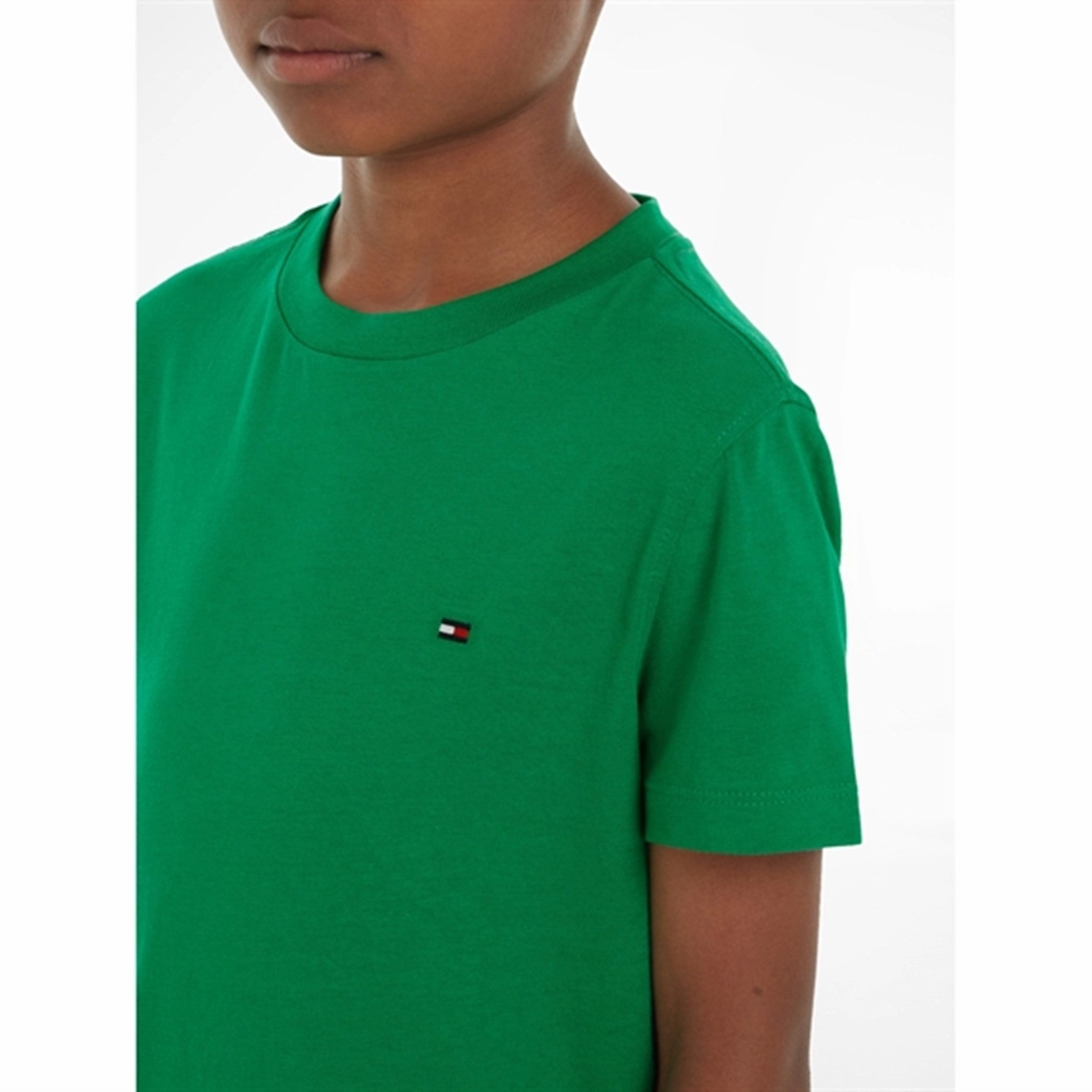 Tommy Hilfiger Essential Cotton T-Shirt Olympic Green Essential Fashion Comfortable Fit Wear