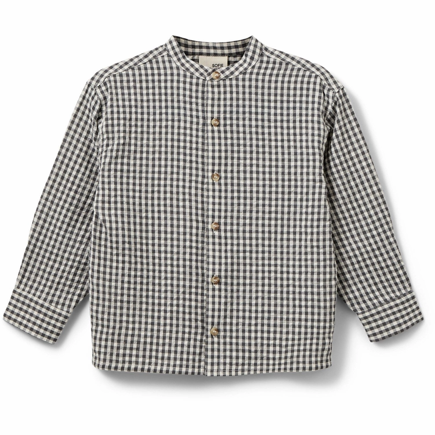 Sofie Schnoor Grey Check Shirt Subtle pattern Comfort First Fit