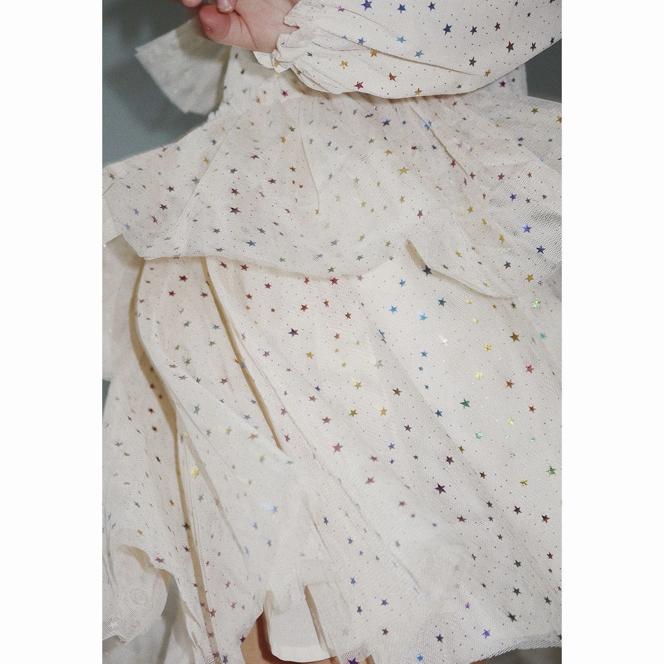 Konges Sl?jd Etoile Multi Brazilian Sand Glow Dress Stylish Comfort Sheer-Overlay