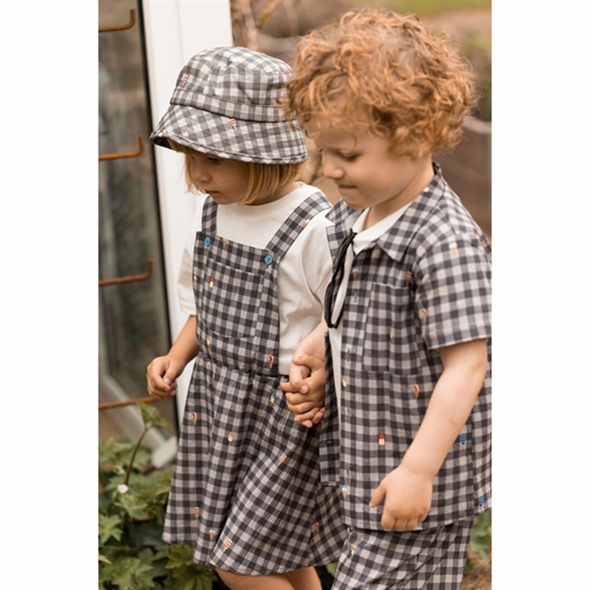 Daytime Look Fliink Magnet Check Aop Polar Shirt