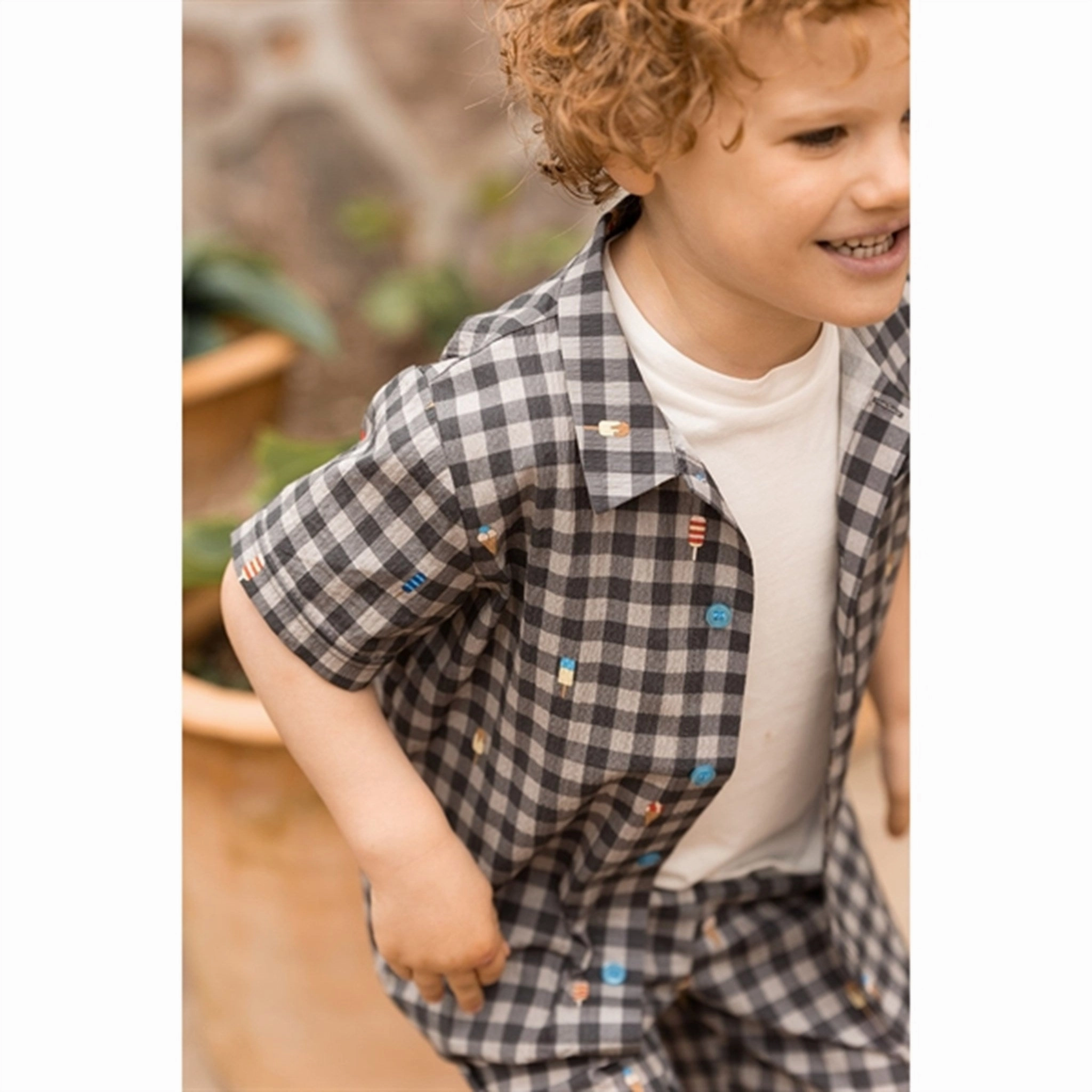 Sleepwear Fliink Magnet Check Aop Polar Shirt