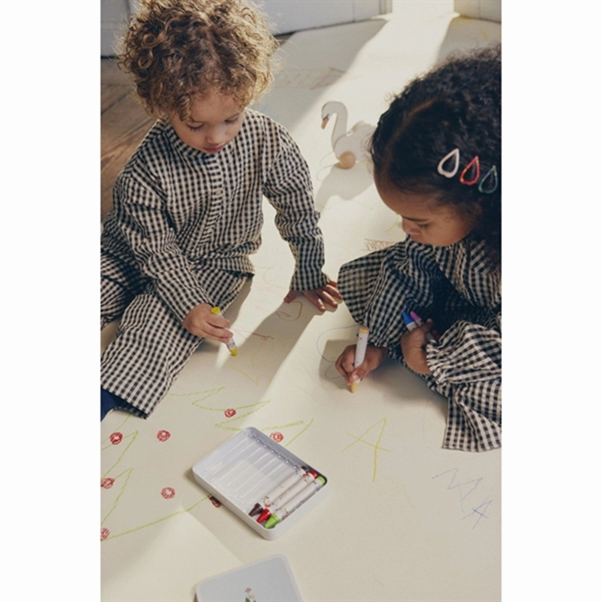 Cruise Collection V-neck style Konges Sl?jd Java Check Navida Shirt