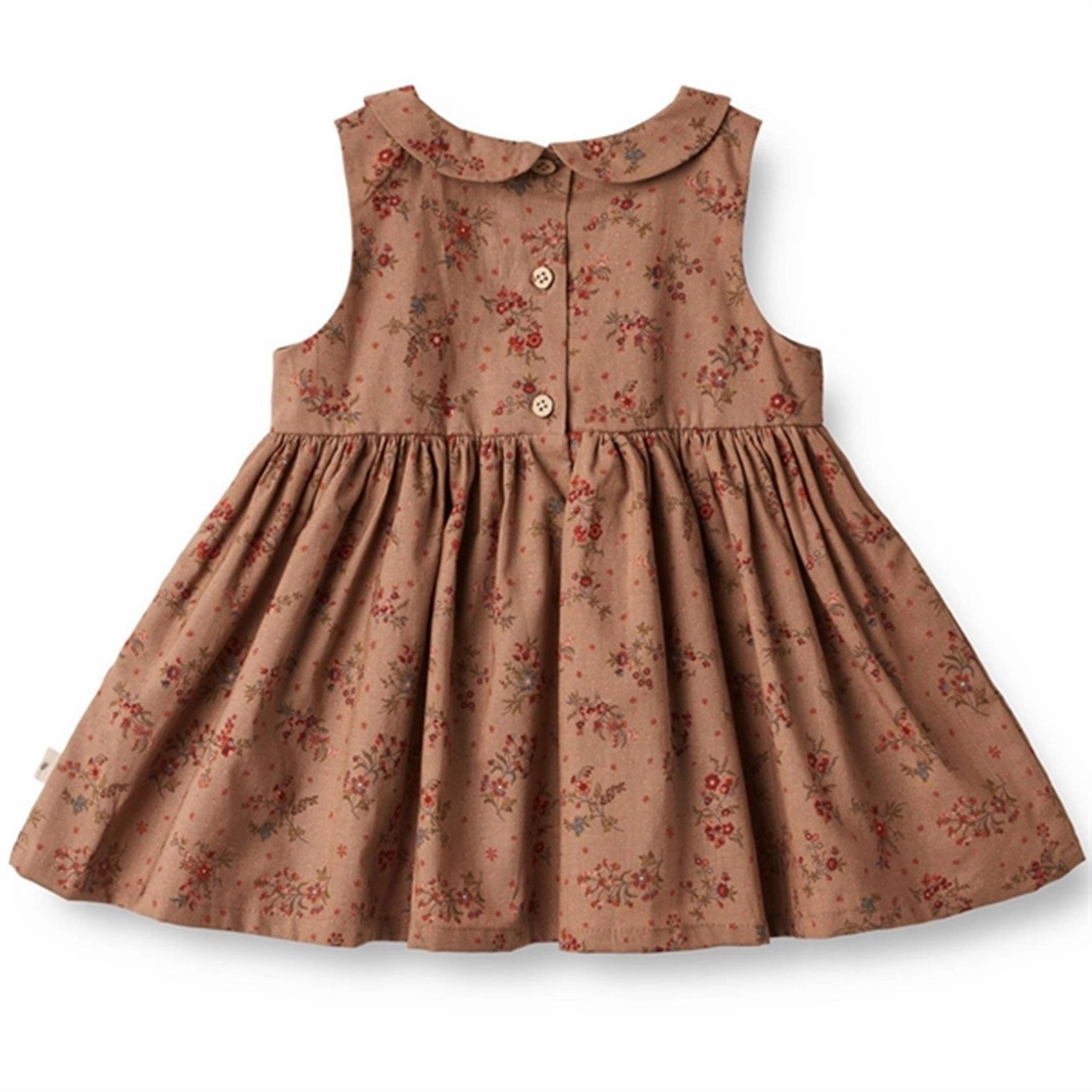 Flare Breeze Wheat Berry Dust Flowers Dress Eila