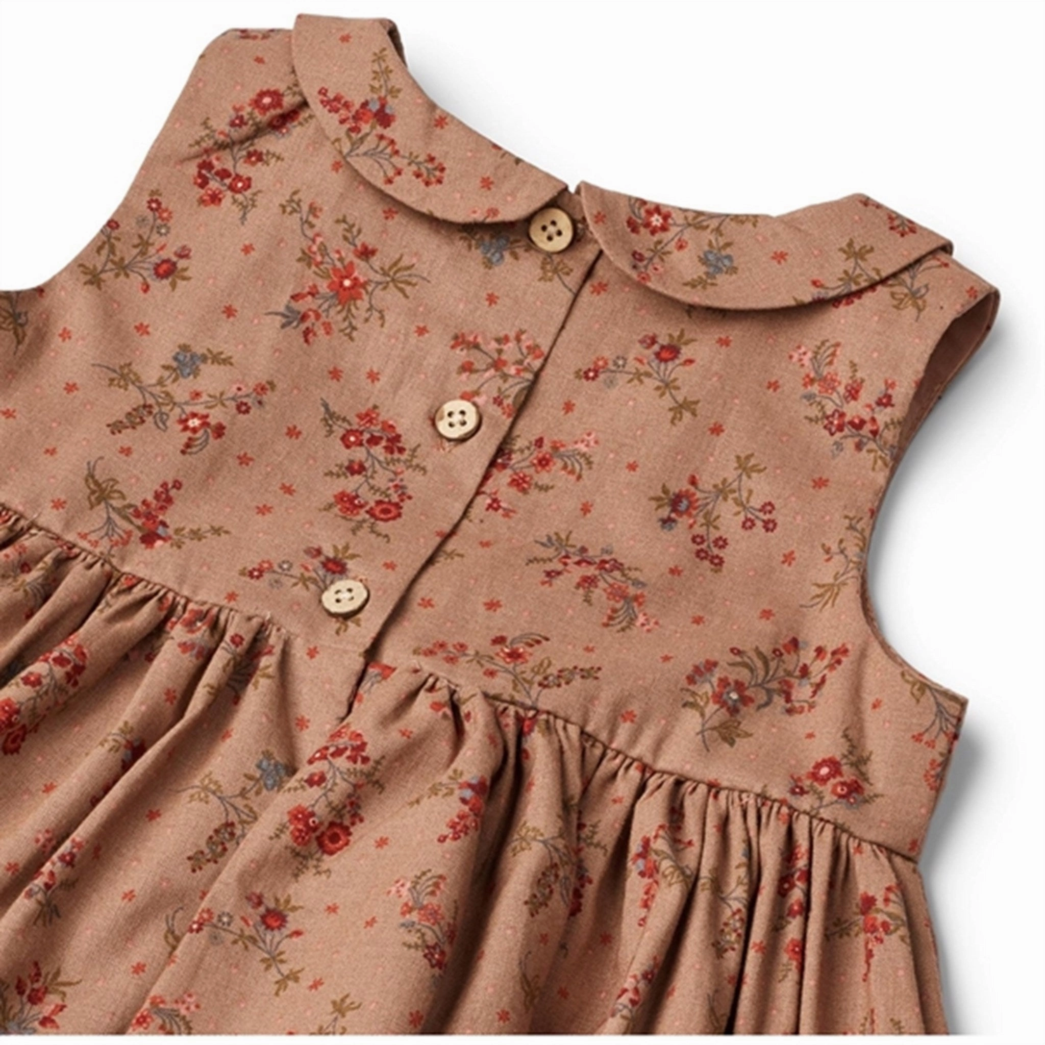 Style Blend Art Spirit Wheat Berry Dust Flowers Dress Eila