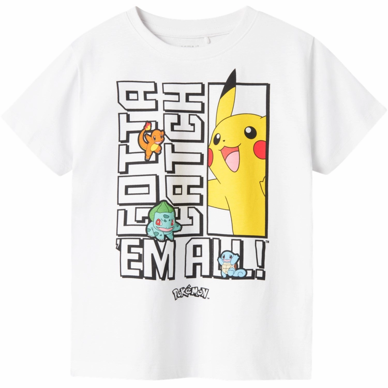 Fashionable Fit Name It Bright White Flame Pokemon T-Shirt Noos