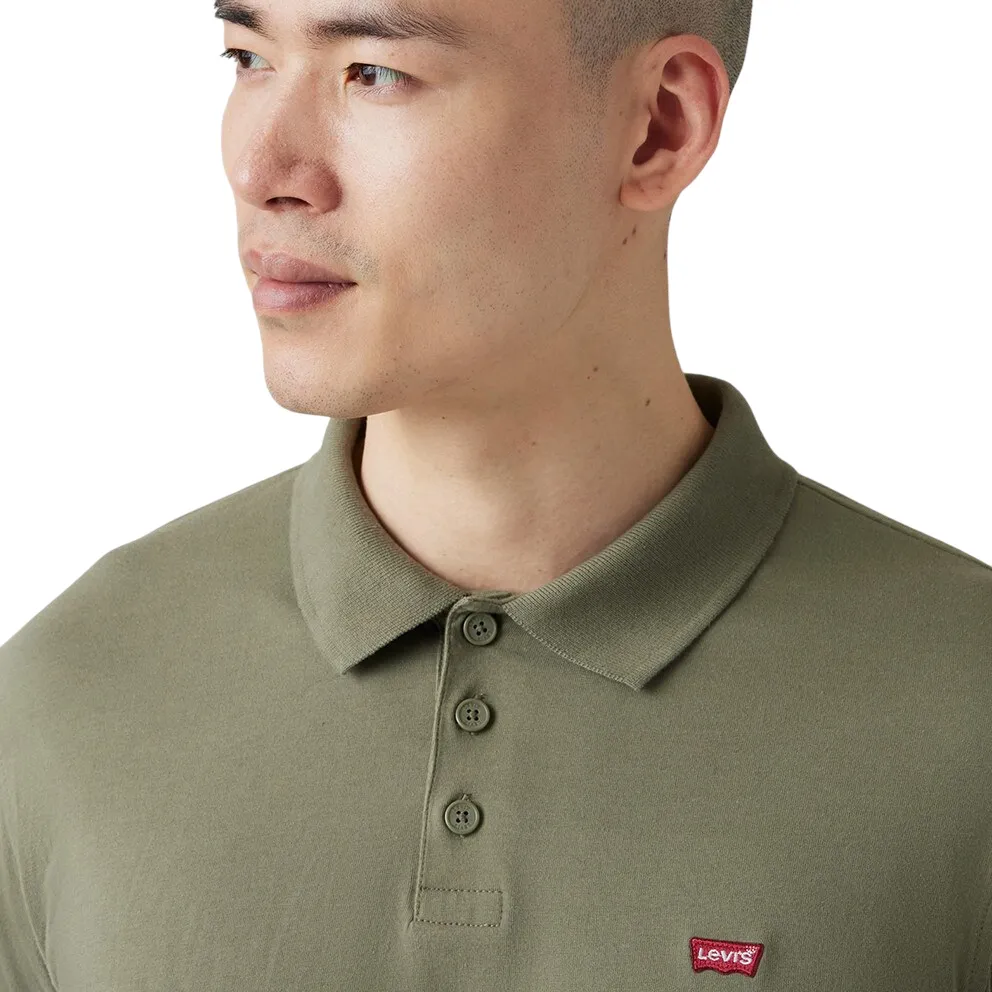 Levi's Polo manica corta da uomo Housemark 358830277 verde Athletic Cut Stylish Collar