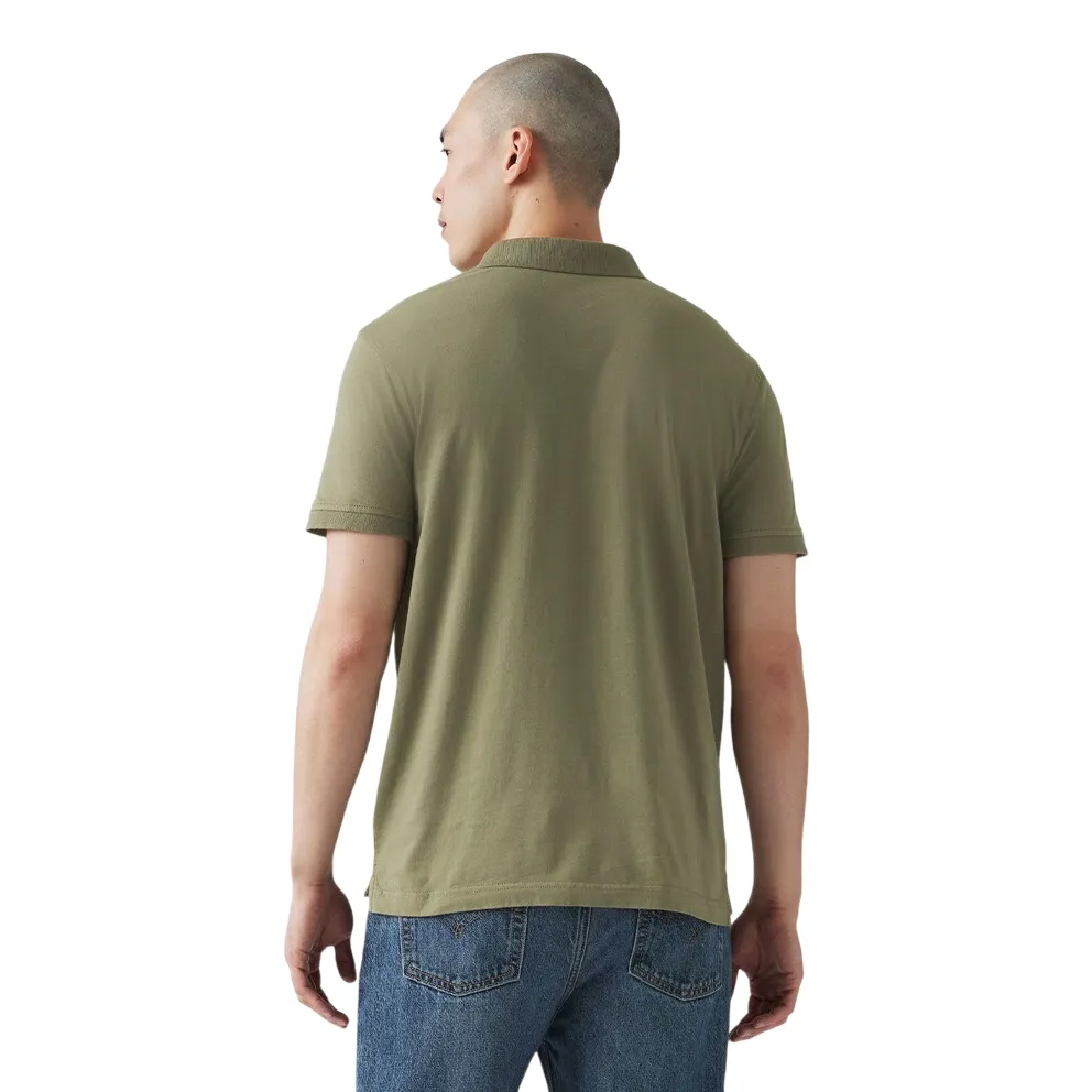 PreShrunk Cotton Blend Levi's Polo manica corta da uomo Housemark 358830277 verde