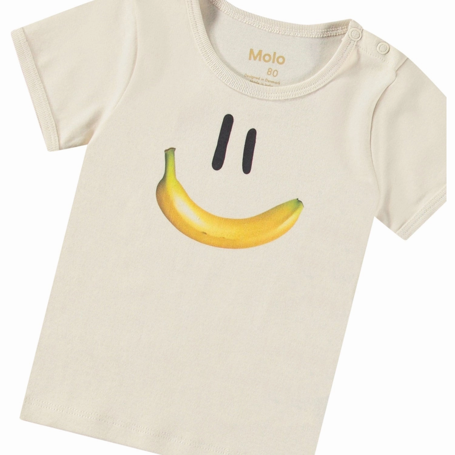 Molo Babynanas Smile Easy T-Shirt Casual layering piece Layered Shoulder Design