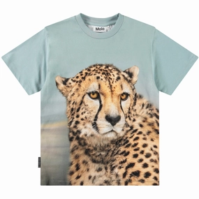 Durable Style Holiday Style Molo Big Cheetah Blue Rubin T-Shirt
