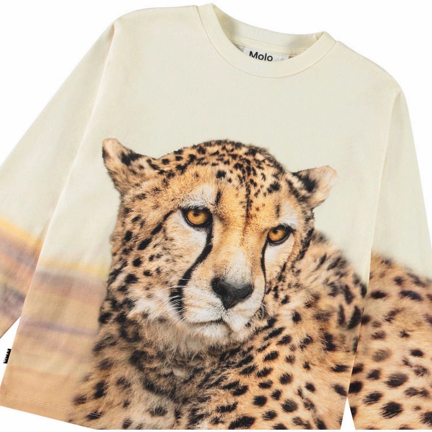 Molo Big Cheetah Light Rollo Blouse Performance Fabric