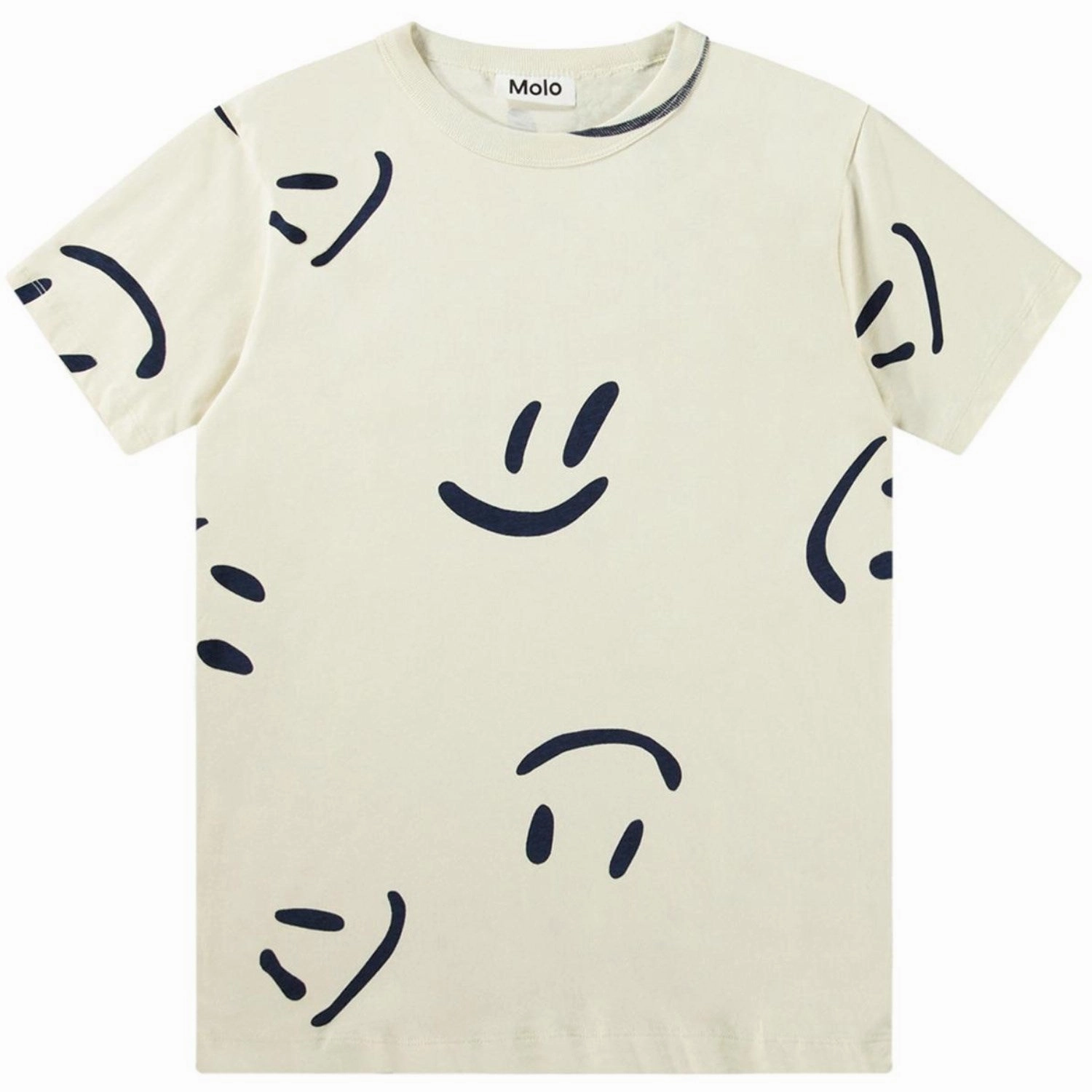 Molo Big Smiles Light Riley Tee Ss Classic Chic Ultra Soft Finish