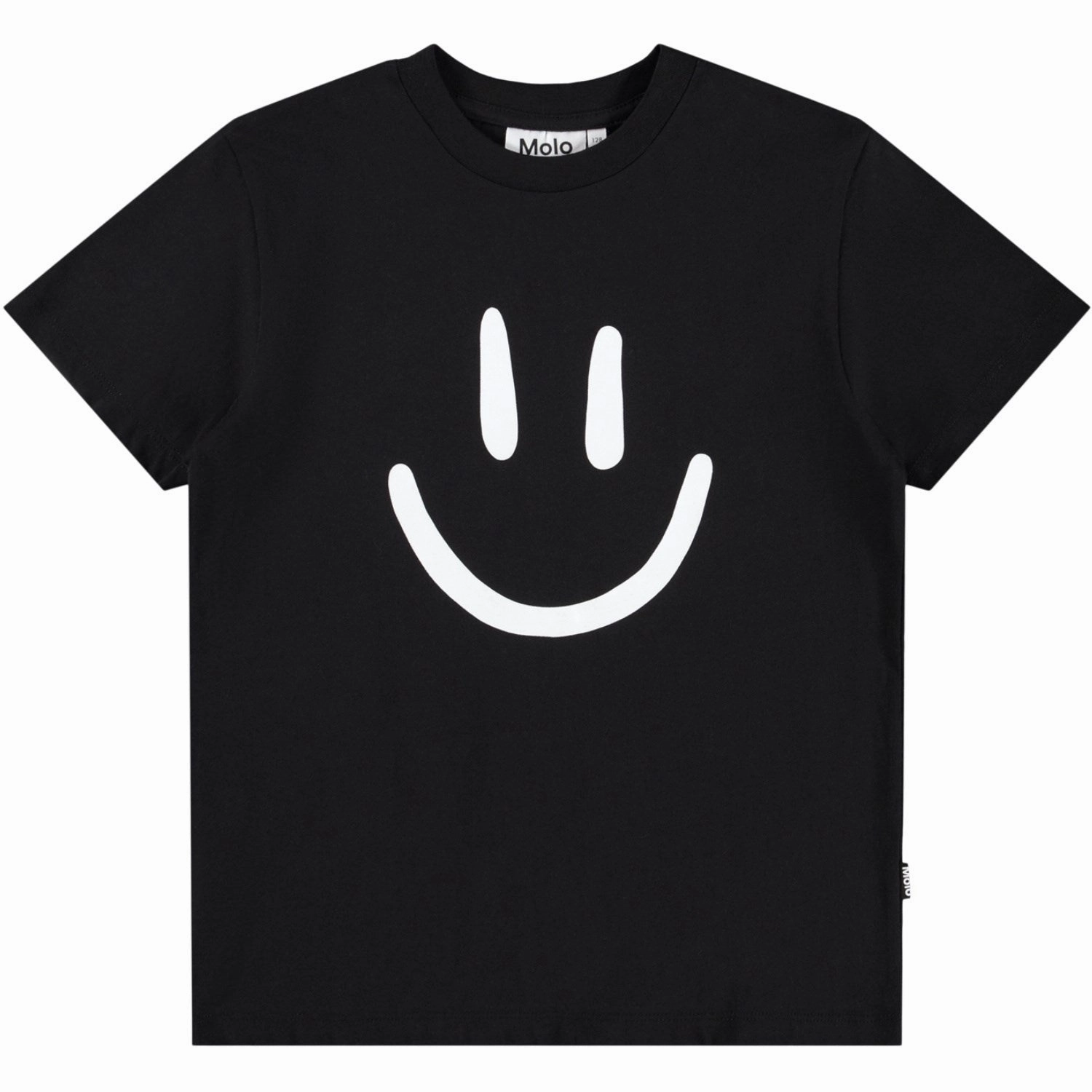 Molo Black Roxo T-shirt Yarn Dyed Fabric