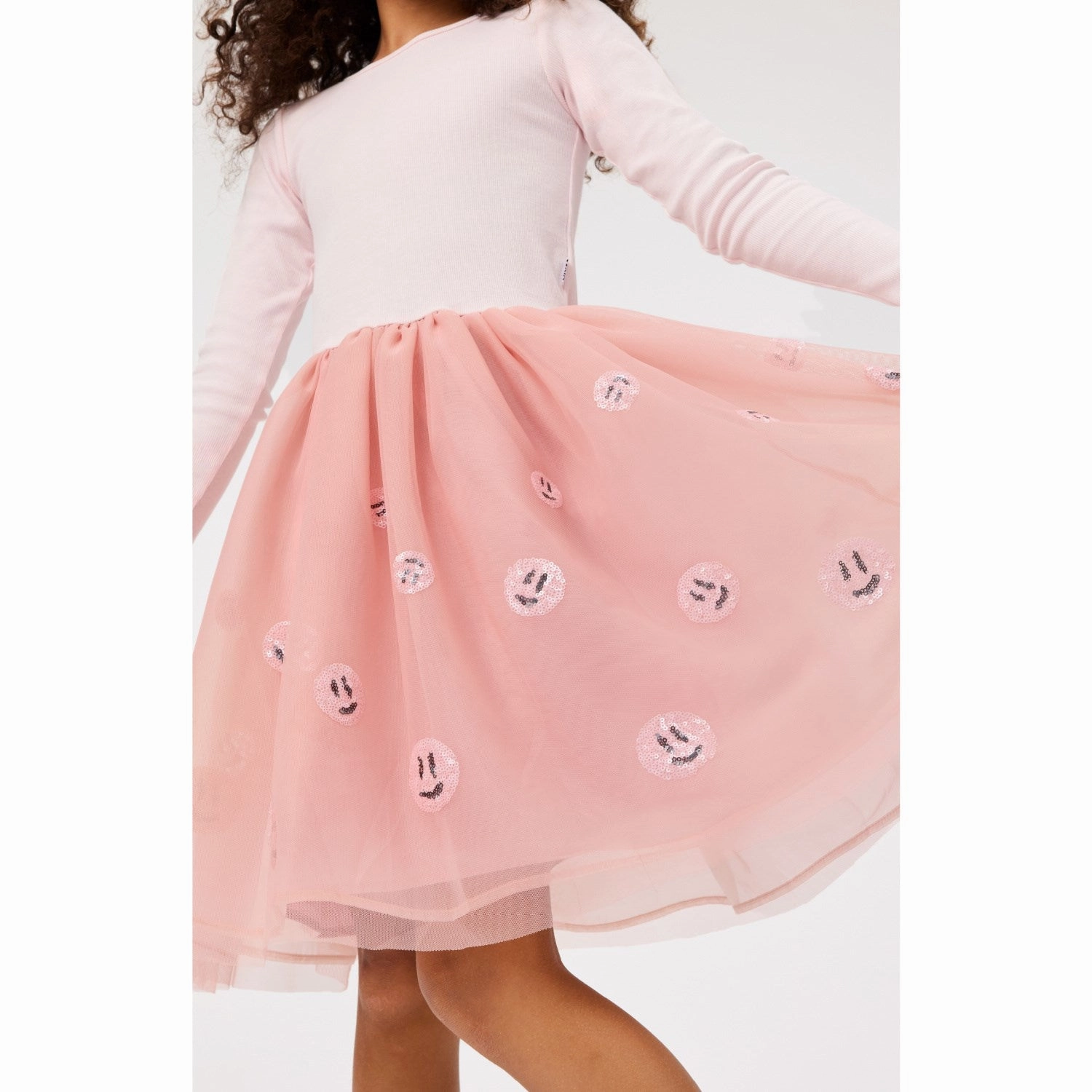 Night Style Molo Charlotte Pink Cyrus Dress LS