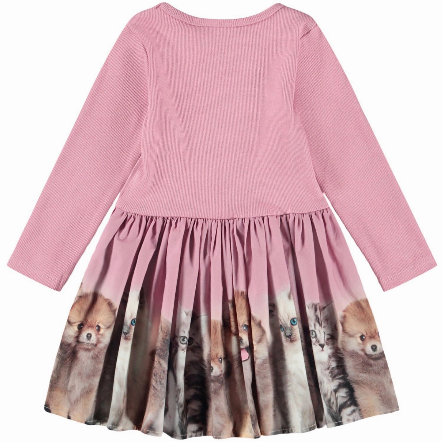 Neutral Mood Functional Fit Molo Fluffiness Candi Dress LS