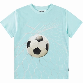 Effortless Daywear Perfect For Relaxing Molo Goal time blue Rame T-Shirt