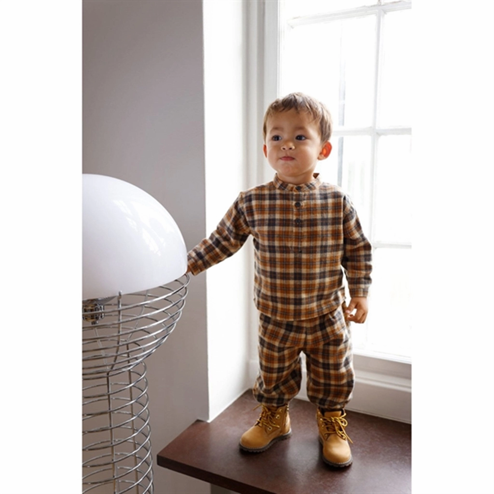 Lounge Wear Everyday Outfit Molo Ground Check Enoz Shirt