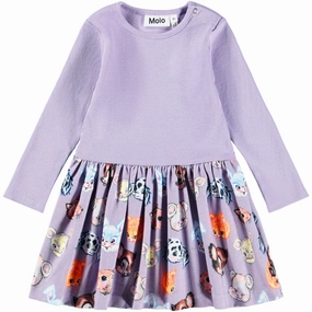 Tall-Fit Cotton Skin Molo Itty Bitty Carel Dress LS