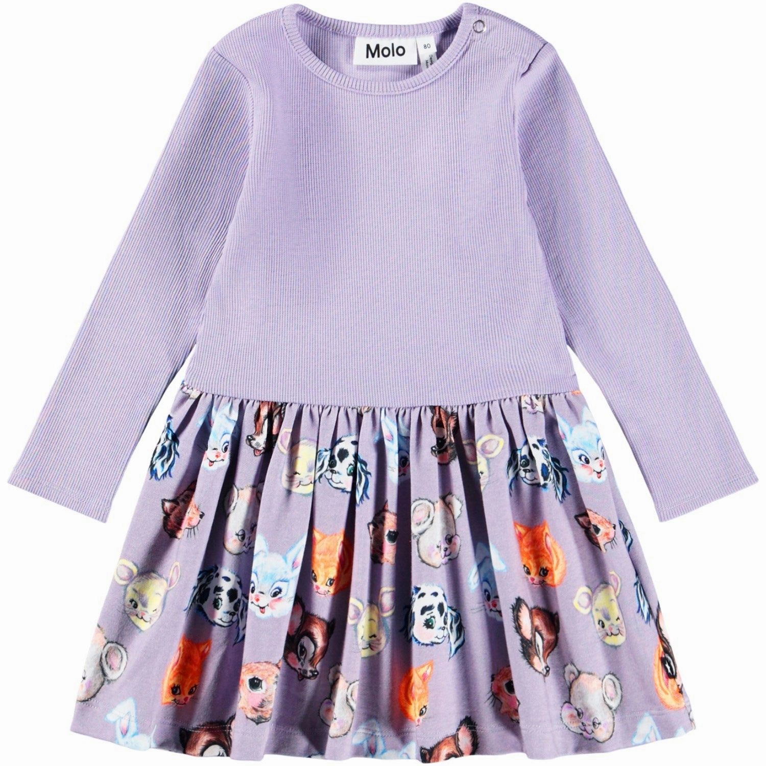 Tall-Fit Cotton Skin Molo Itty Bitty Carel Dress LS