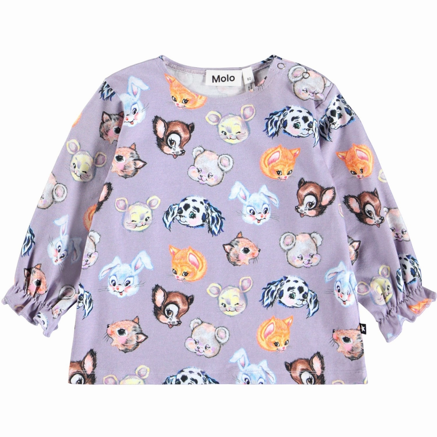 Molo Itty Bitty Elina Blouse Flatlock stitching