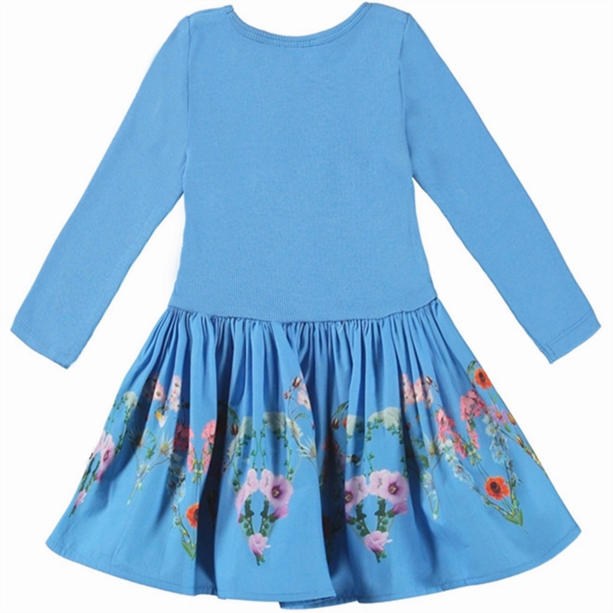 Molo Little Garden Candi LS Dress Unisex Option CrinkleResistantWeave