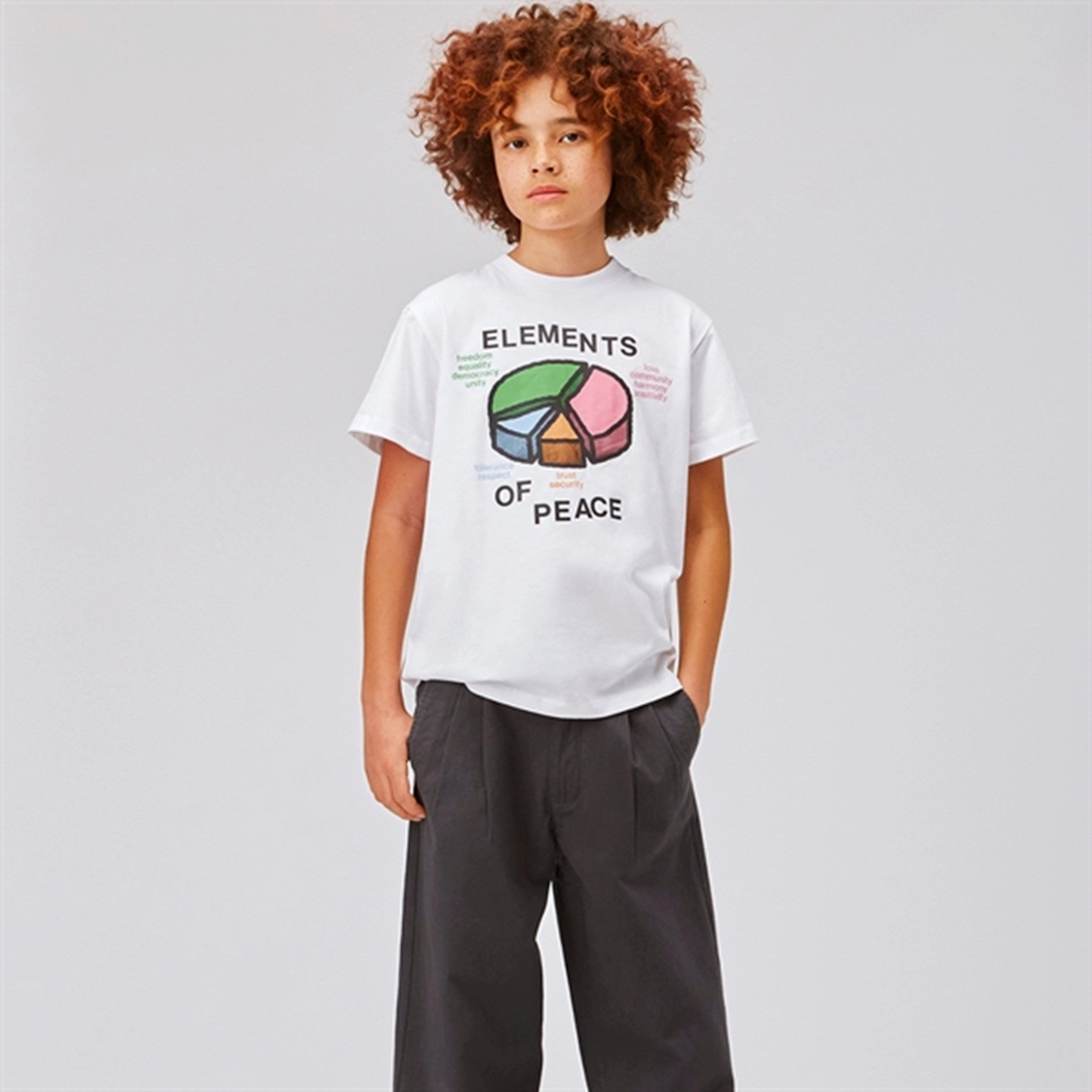 dry cleanable Molo Peace Chart Roxo T-shirt