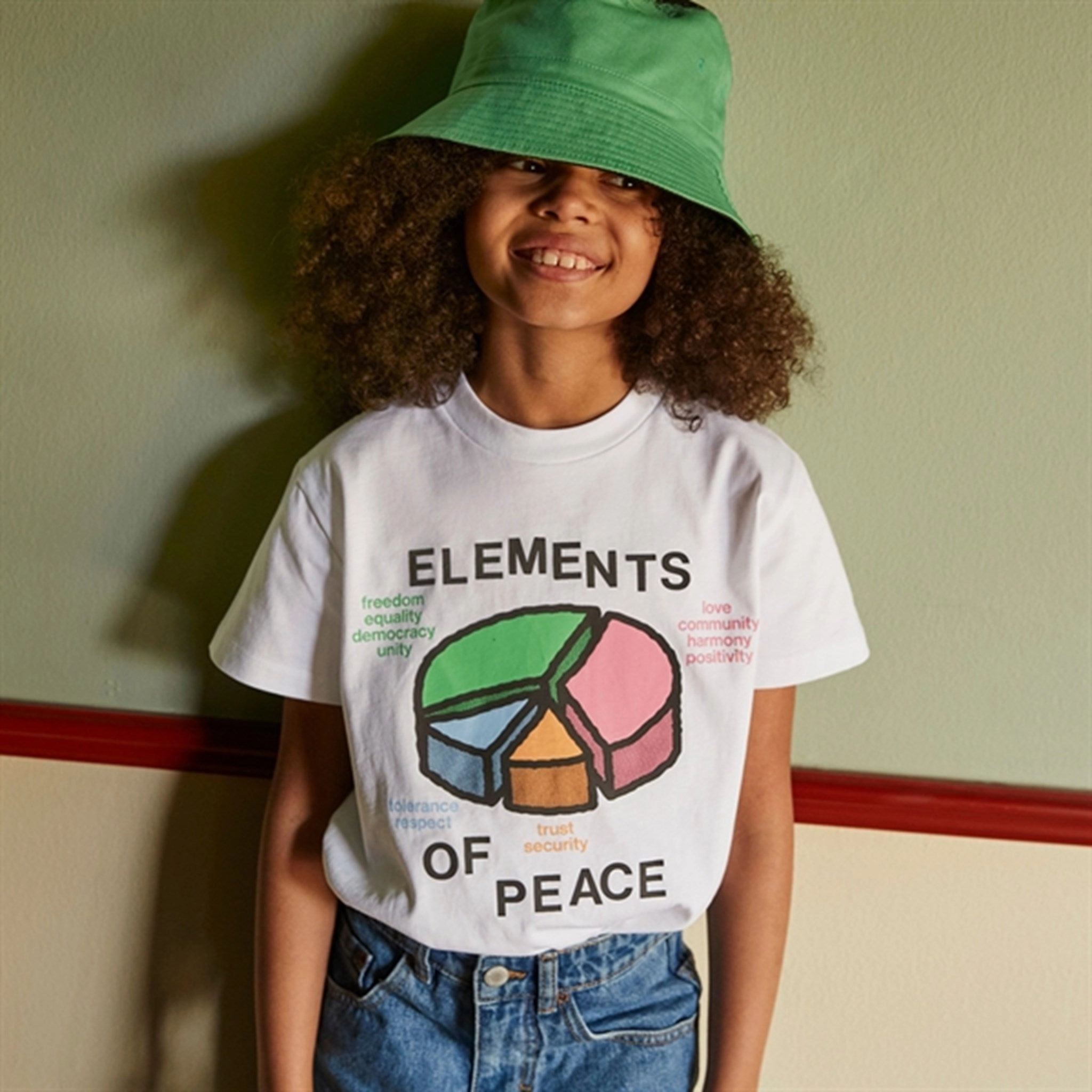 Easy-to-Style Top Regular fit normality Molo Peace Chart Roxo T-shirt