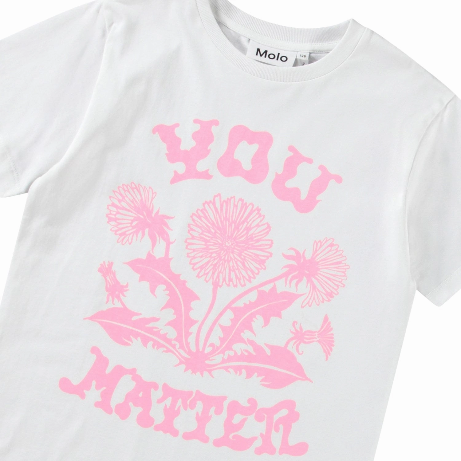 Molo Pink Dandelion Riley T-Shirt Summer Wear