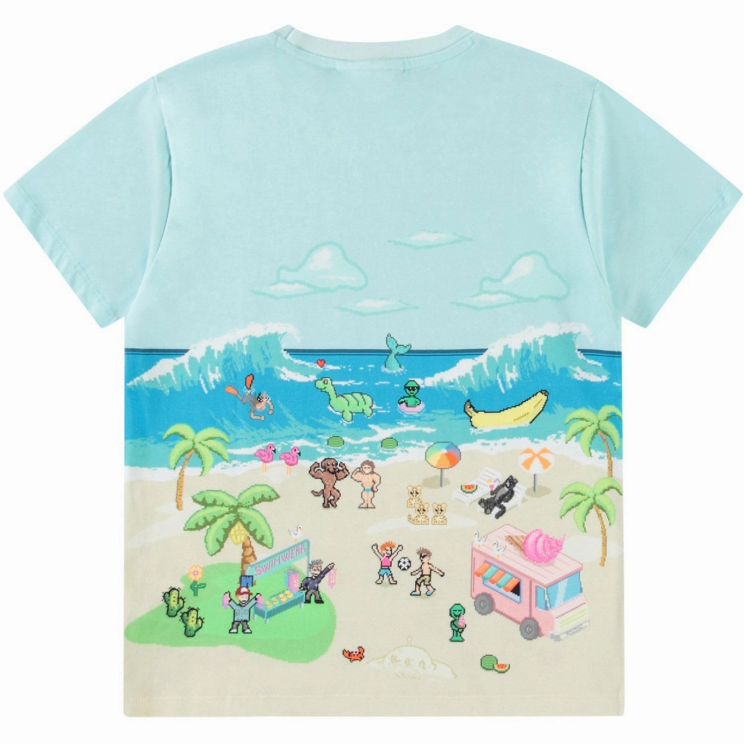 Molo Pixel Beach Riley T-Shirt Job Interview