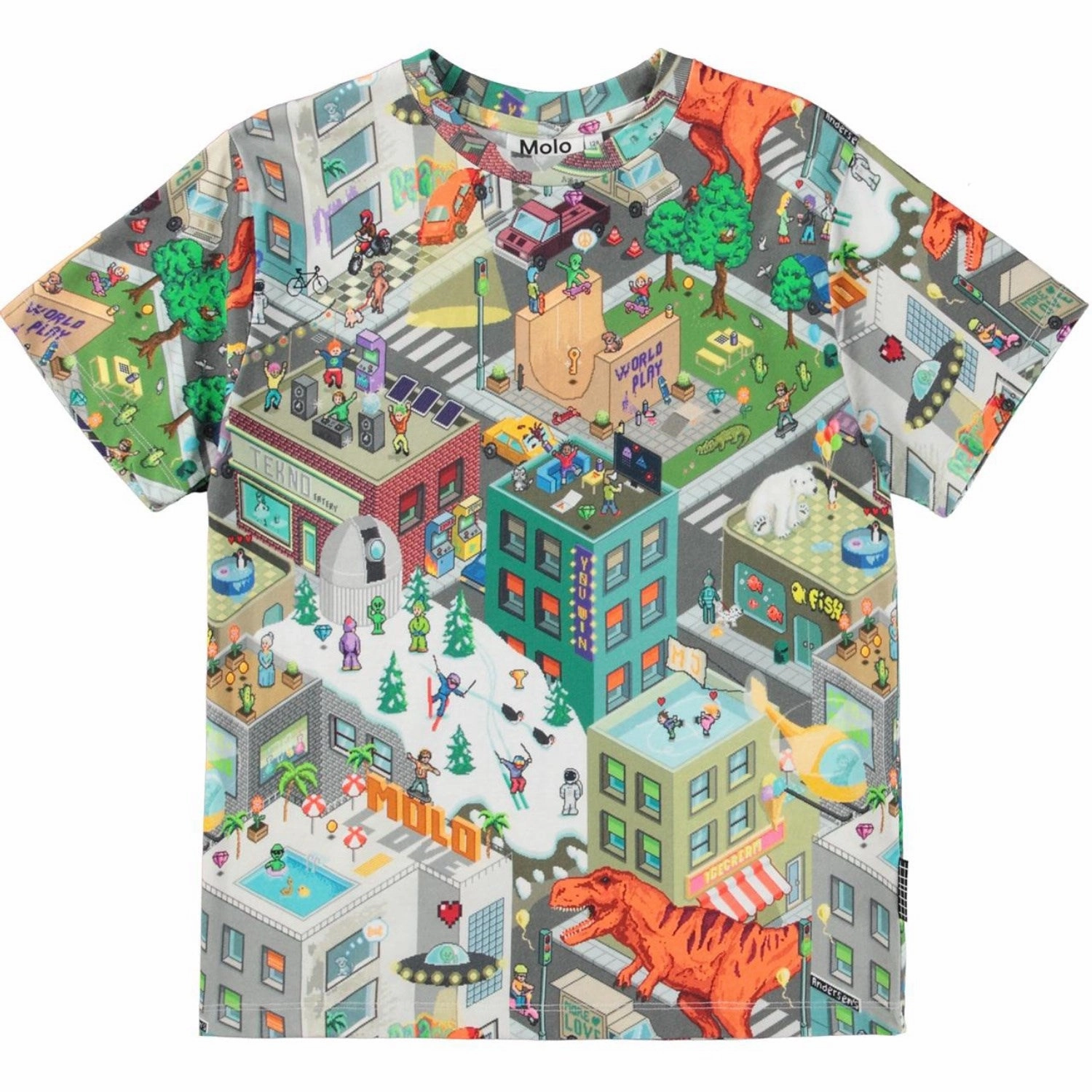 Molo Pixelhagen Rodney T-Shirt Trendy popularity Outdoor Fashion