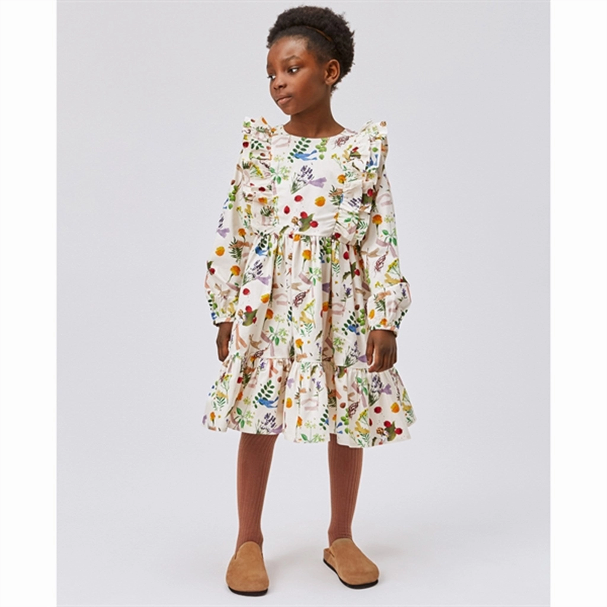 Chilly Comfort Wear Molo Plant Dye White Clea Dress