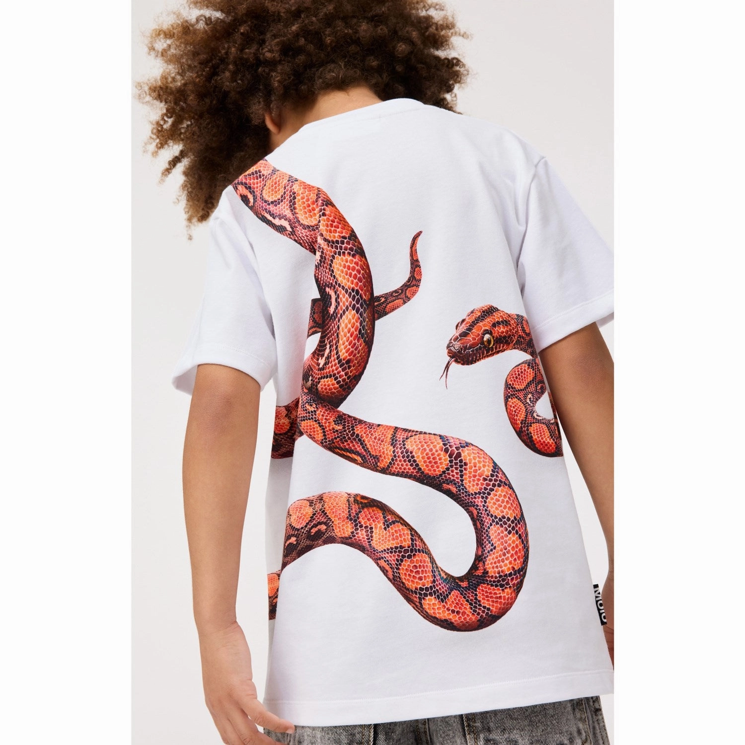 Molo Red Snake Rubin T-Shirt Soft Touch Texture Summer Essential