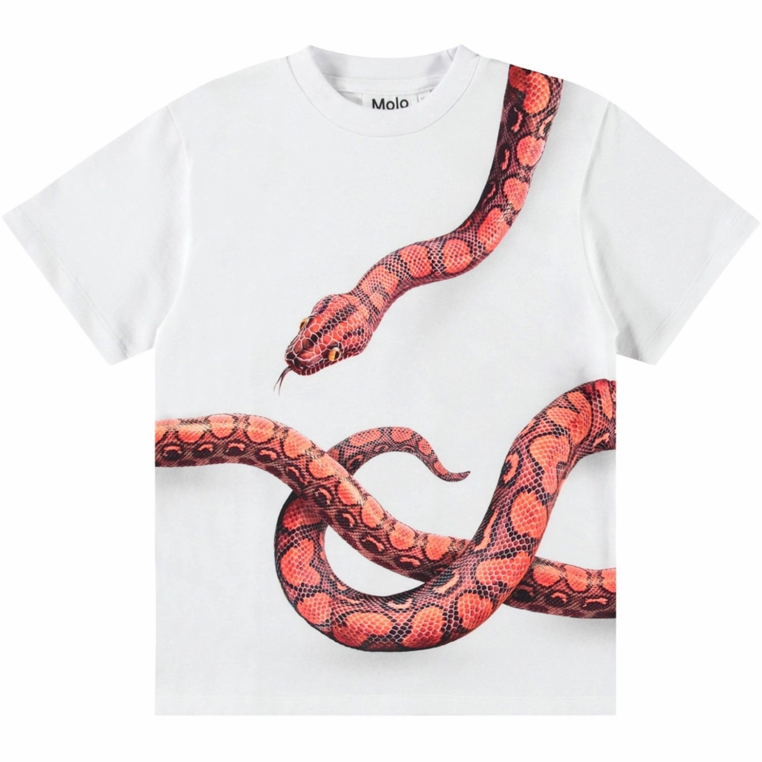Trendy Layering Must-Have Molo Red Snake Rubin T-Shirt