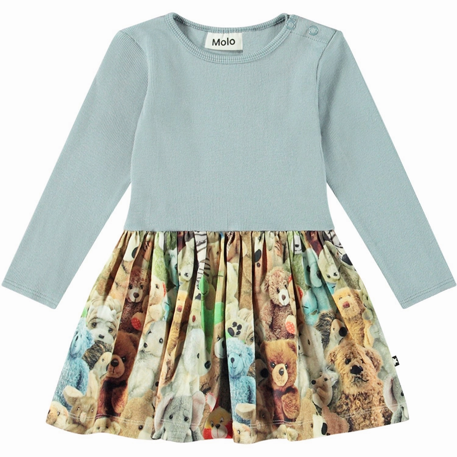 Molo Teddy Friends Carel Dress Sustainable-Lining