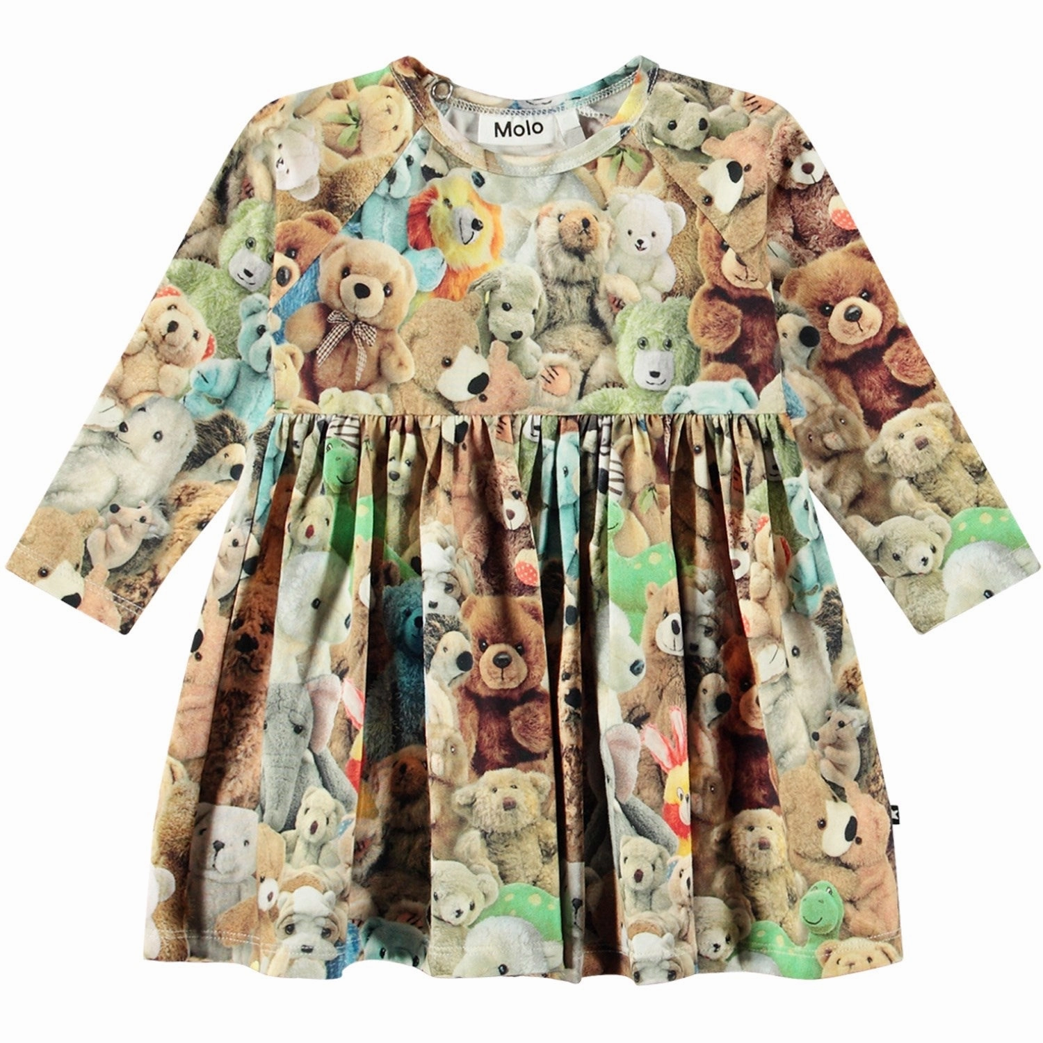 Molo Teddy Friends Charmaine Dress Casual chic dress Dew Tone
