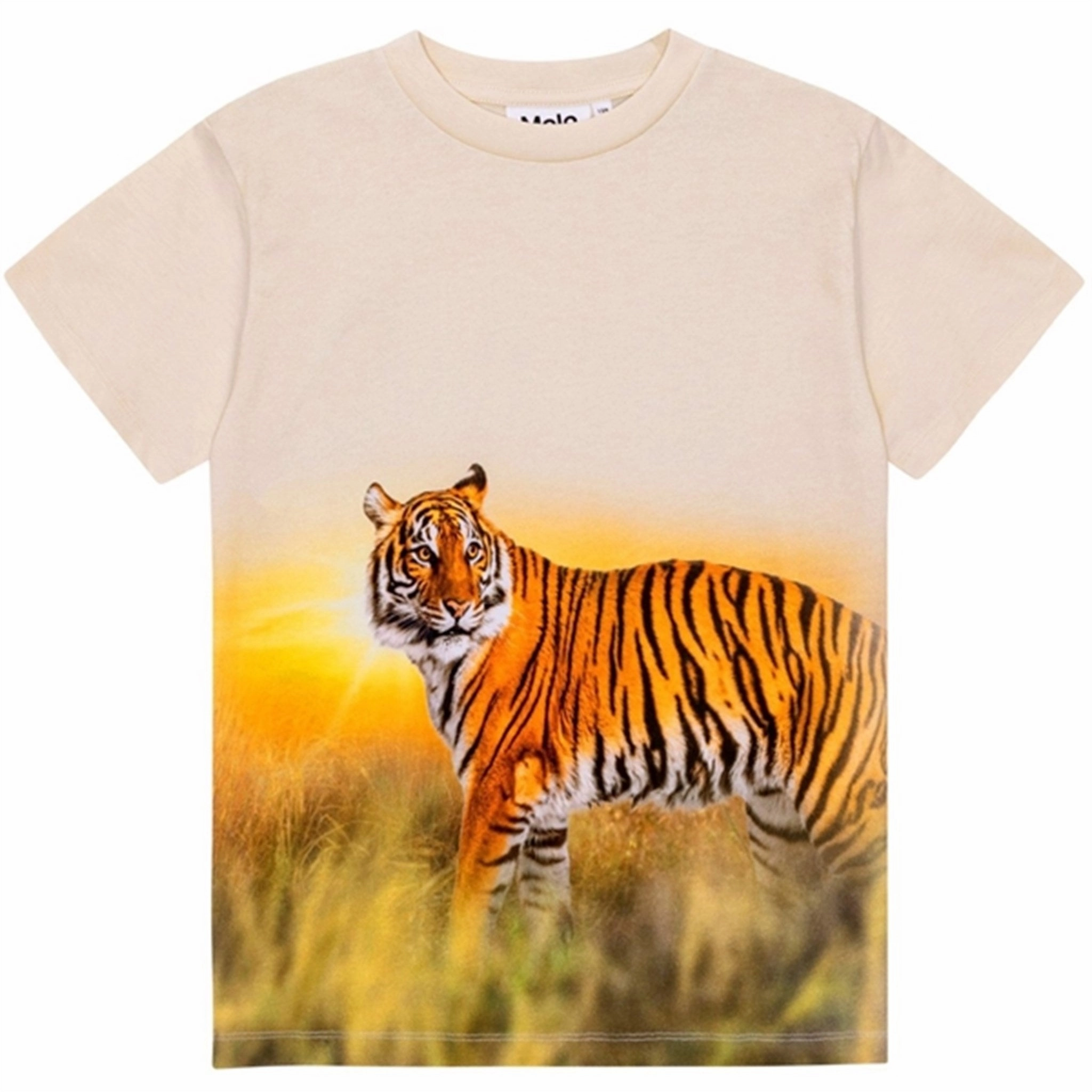 Recycled Polyester Cold Wash Optimized Molo Tiger Sand Roxo T-Shirt
