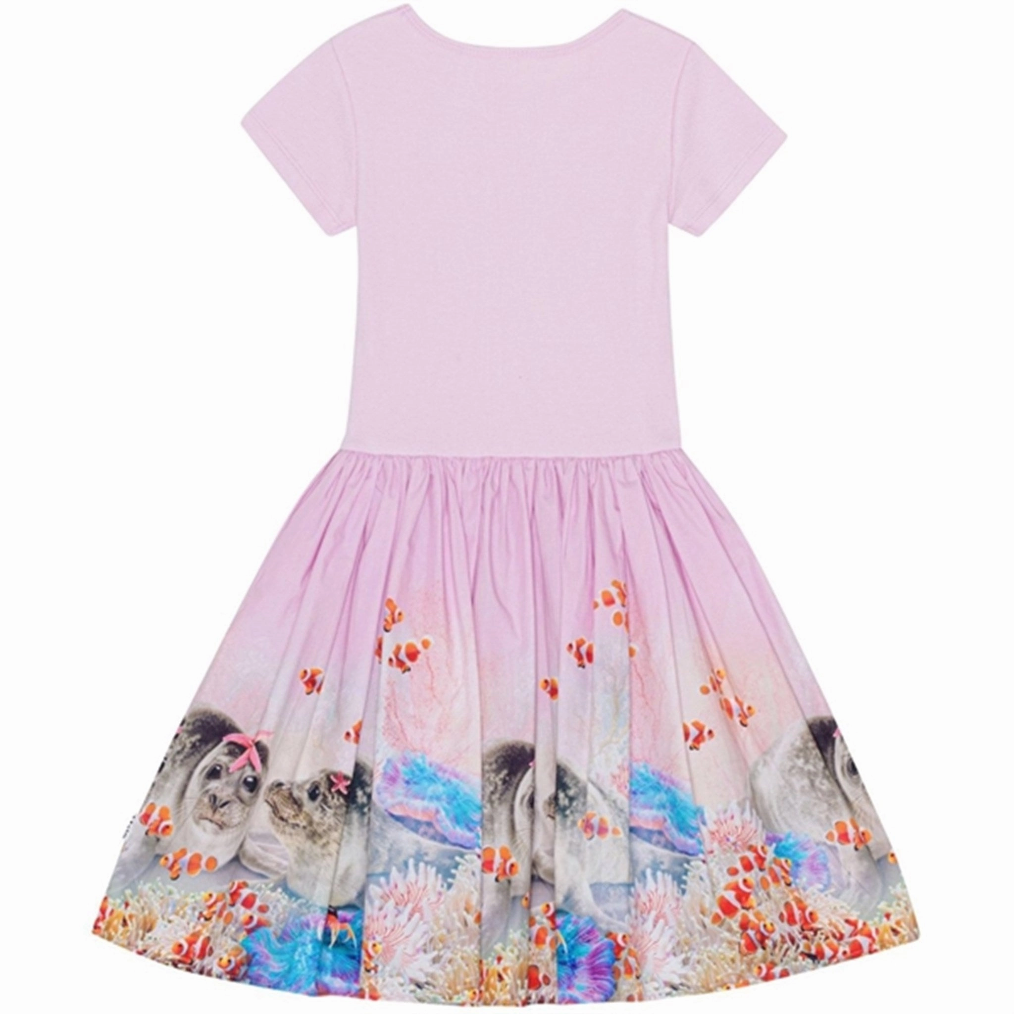 Molo Underwater Seals Cissa Dress High-Low-Hem