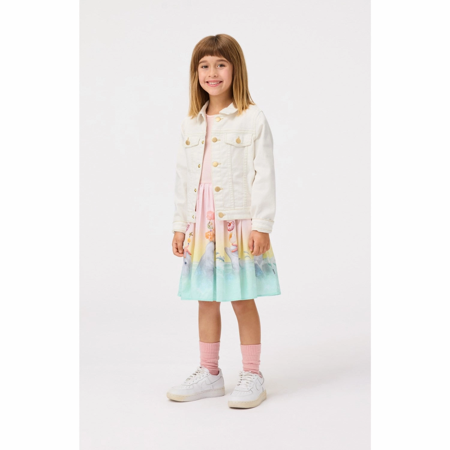 Red-Carpet Cap-Sleeve Molo Wave Jumping Cissa Dress SS