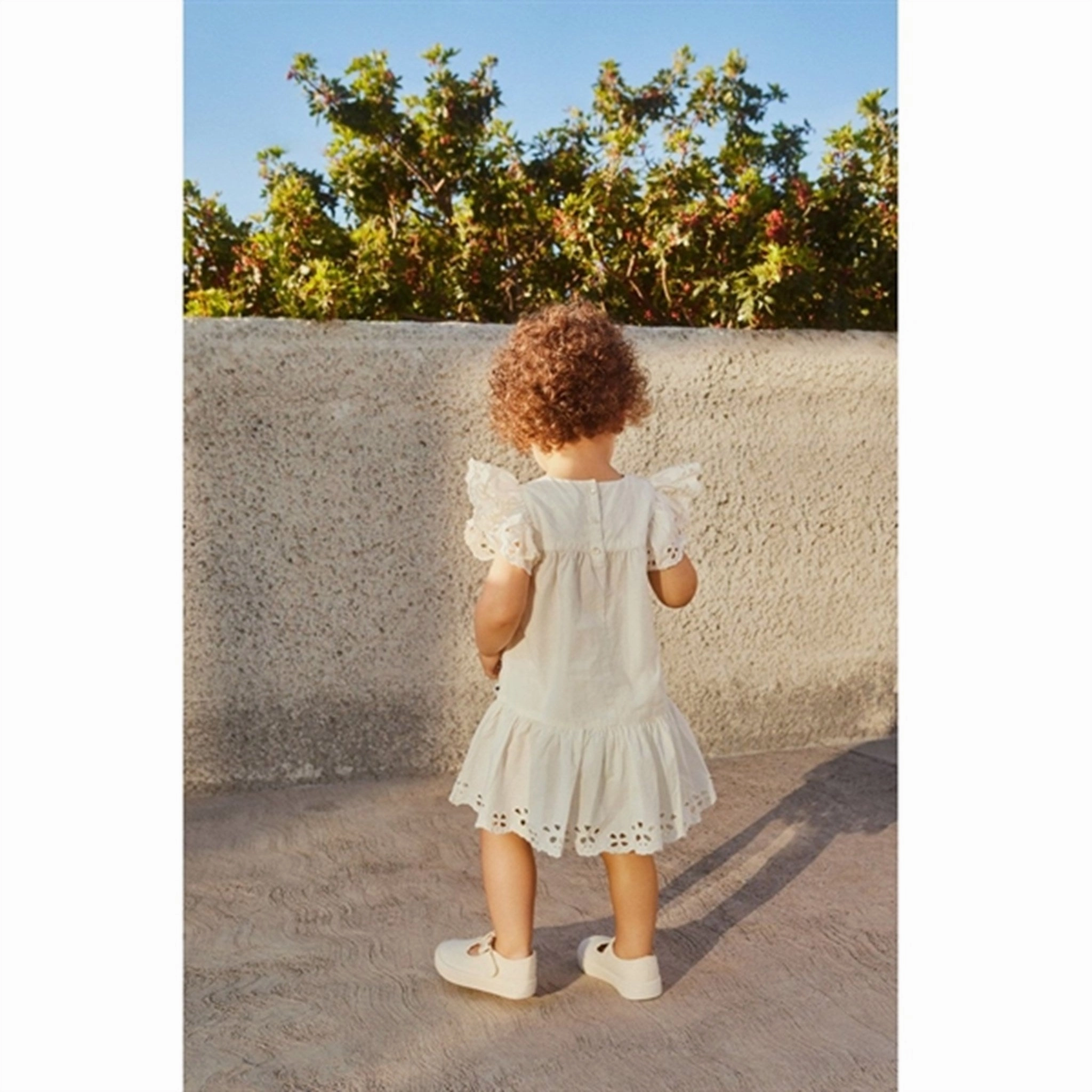 Molo White Cammas Dress Cotton Touch