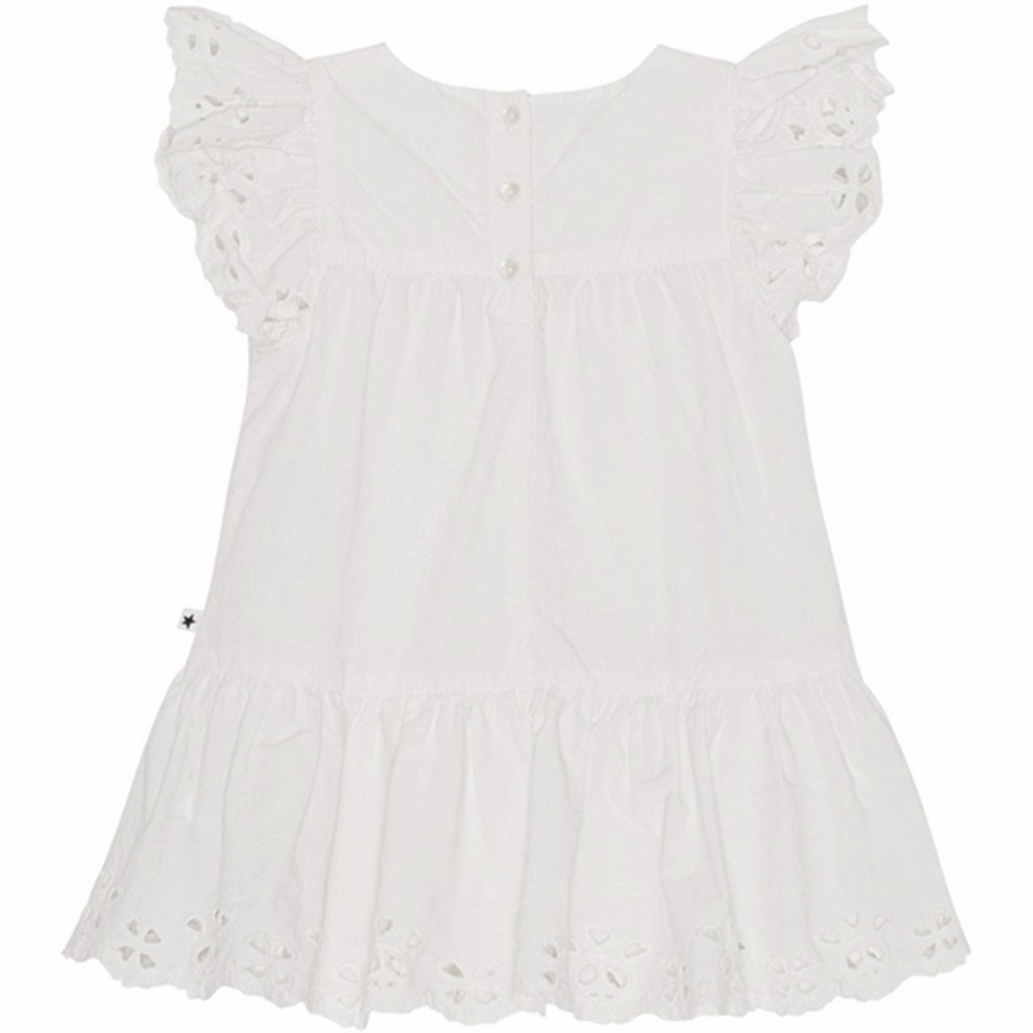 single wear Comfort and Elegance Molo White Cammas Dress