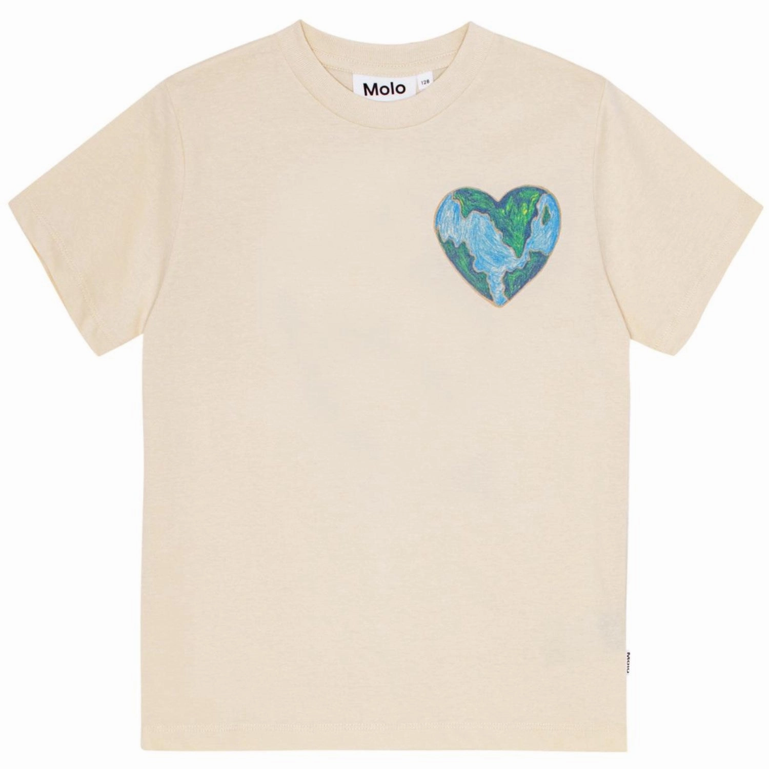 Molo World Play Heart Roxo Tee Ss Travel Comfort Flexible Fit