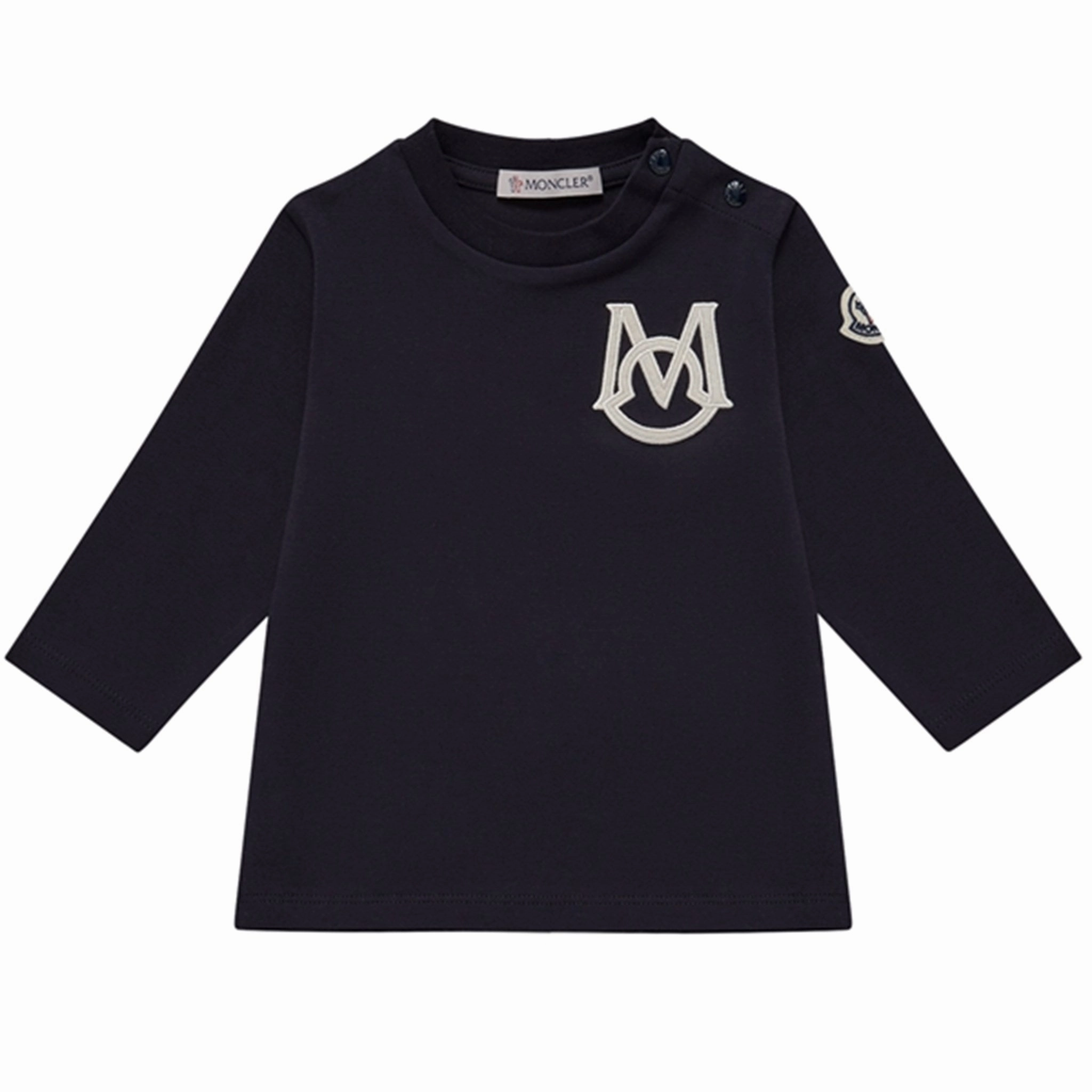 Workwear Style Stretchable Cloth Moncler Blouse Navy