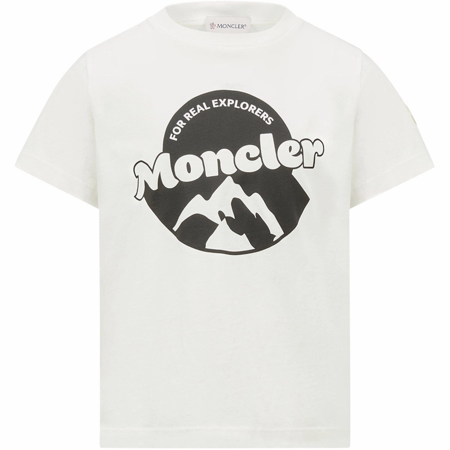Moncler Natural T-Shirt All-Day Comfort Wear Light and Comfortable
