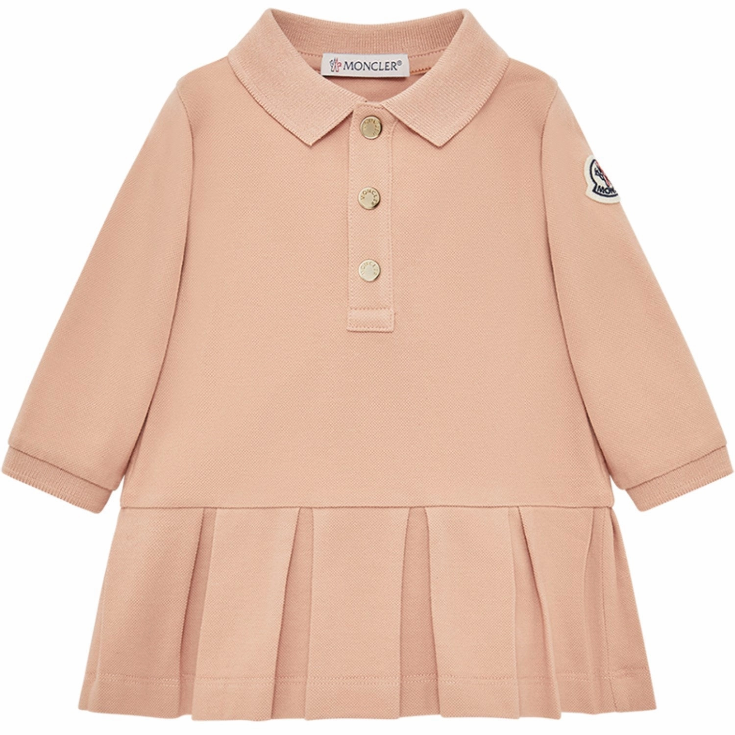 Moncler Pastel Pink Dress Simple Flow