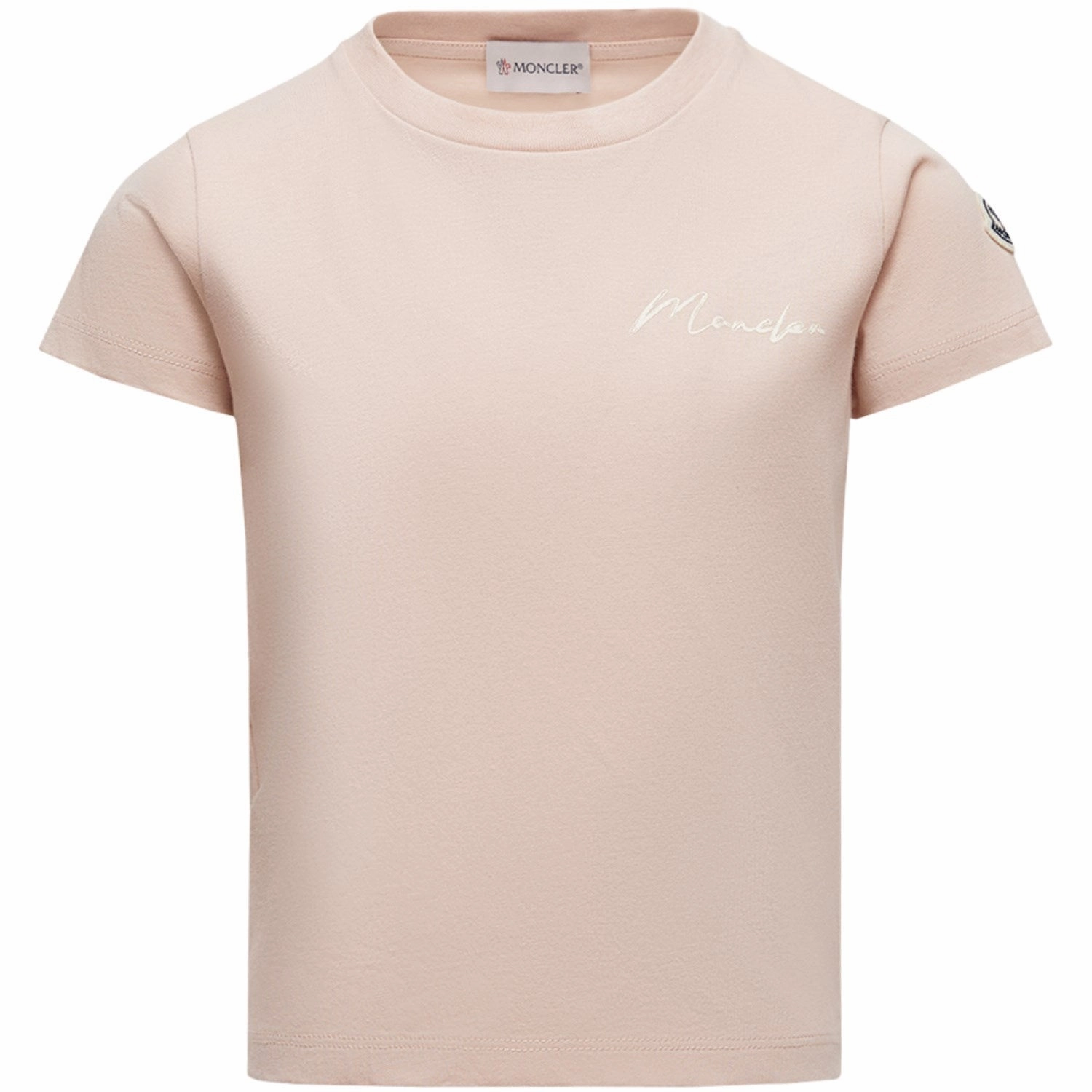 Soft Layering Versatile Comfort Moncler Pastel Pink Ss T-shirt