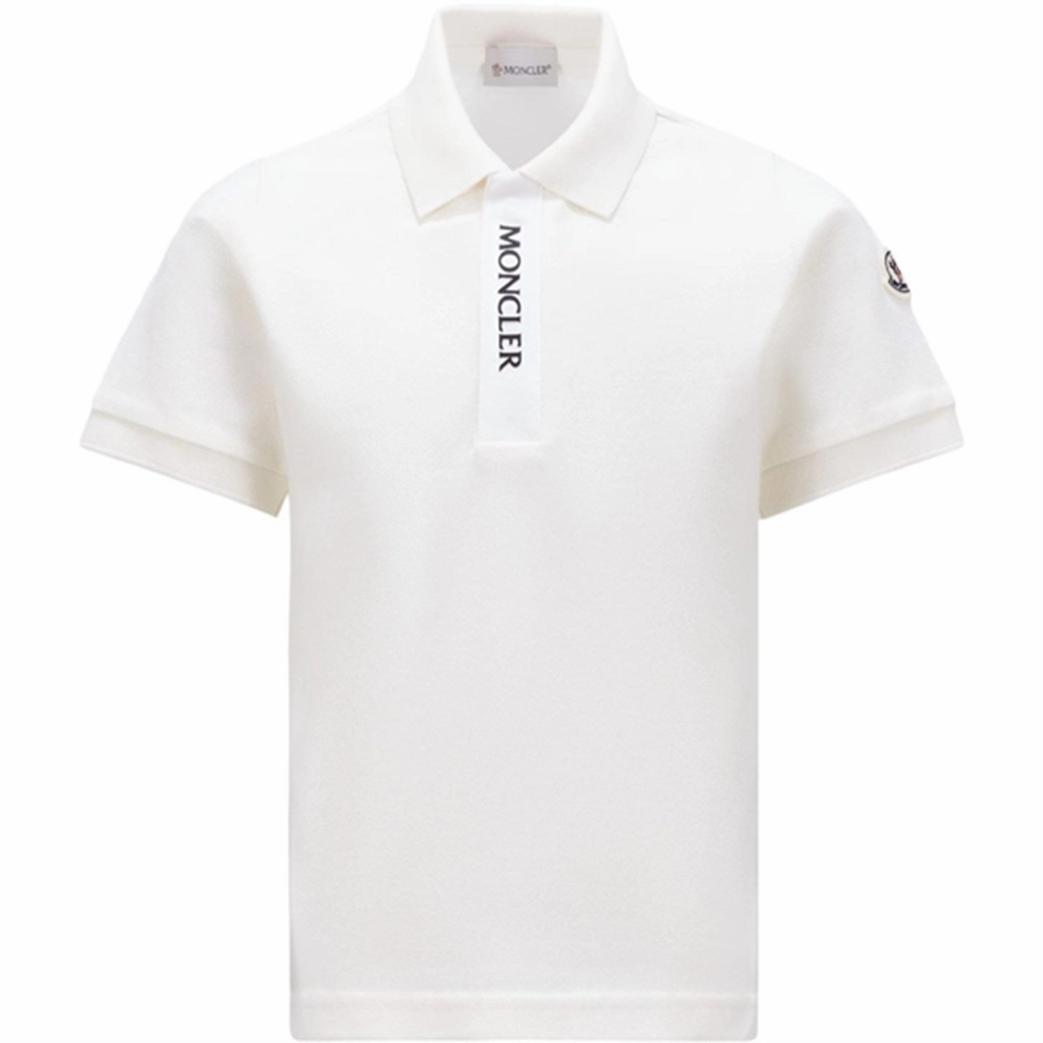 Spring Summer Mesh Lined Back Moncler Polo Natural