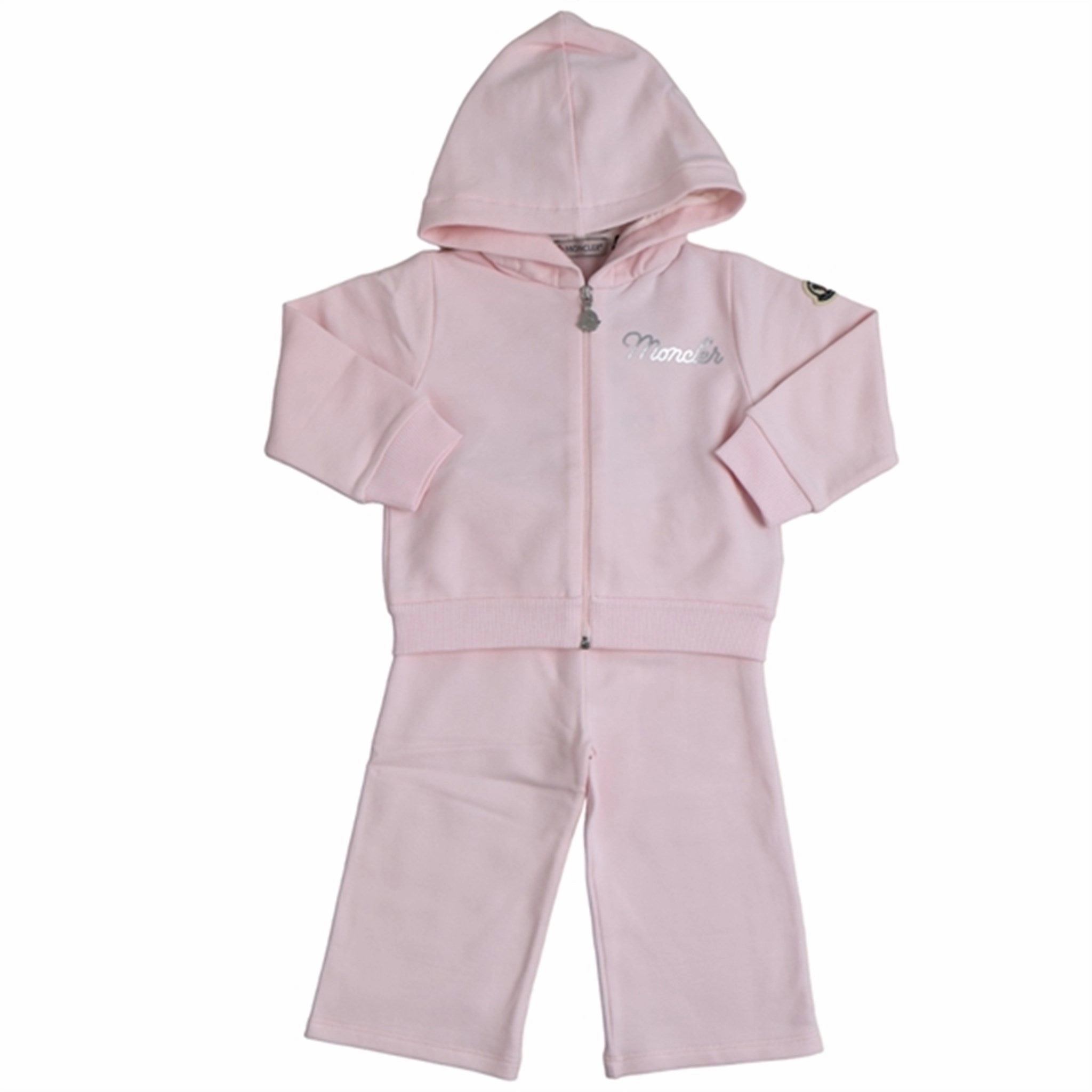Durable Blends Moncler Sweatset Clothing Ensemble Pink